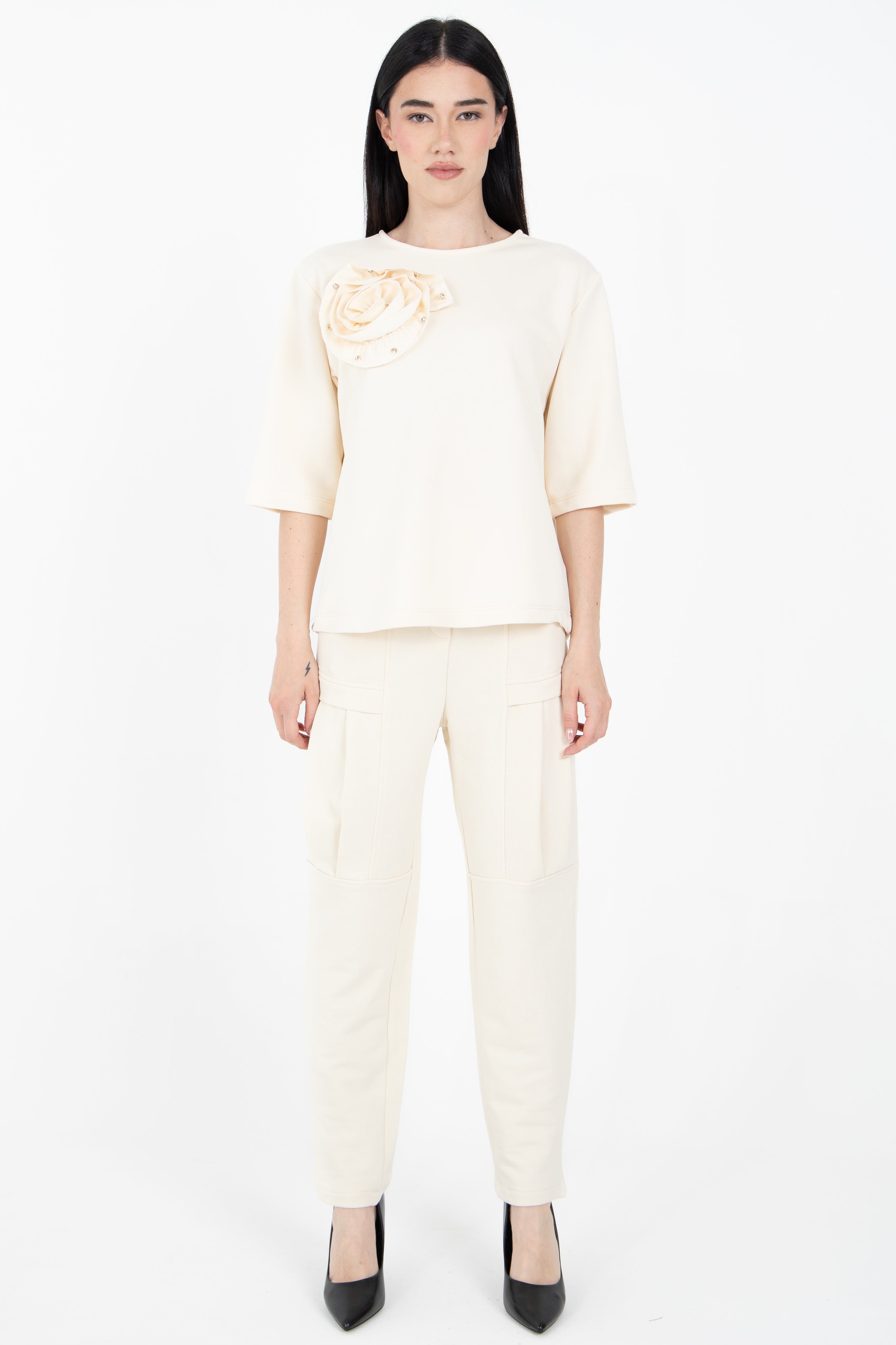 Pantalone tuta con tasconi laterali