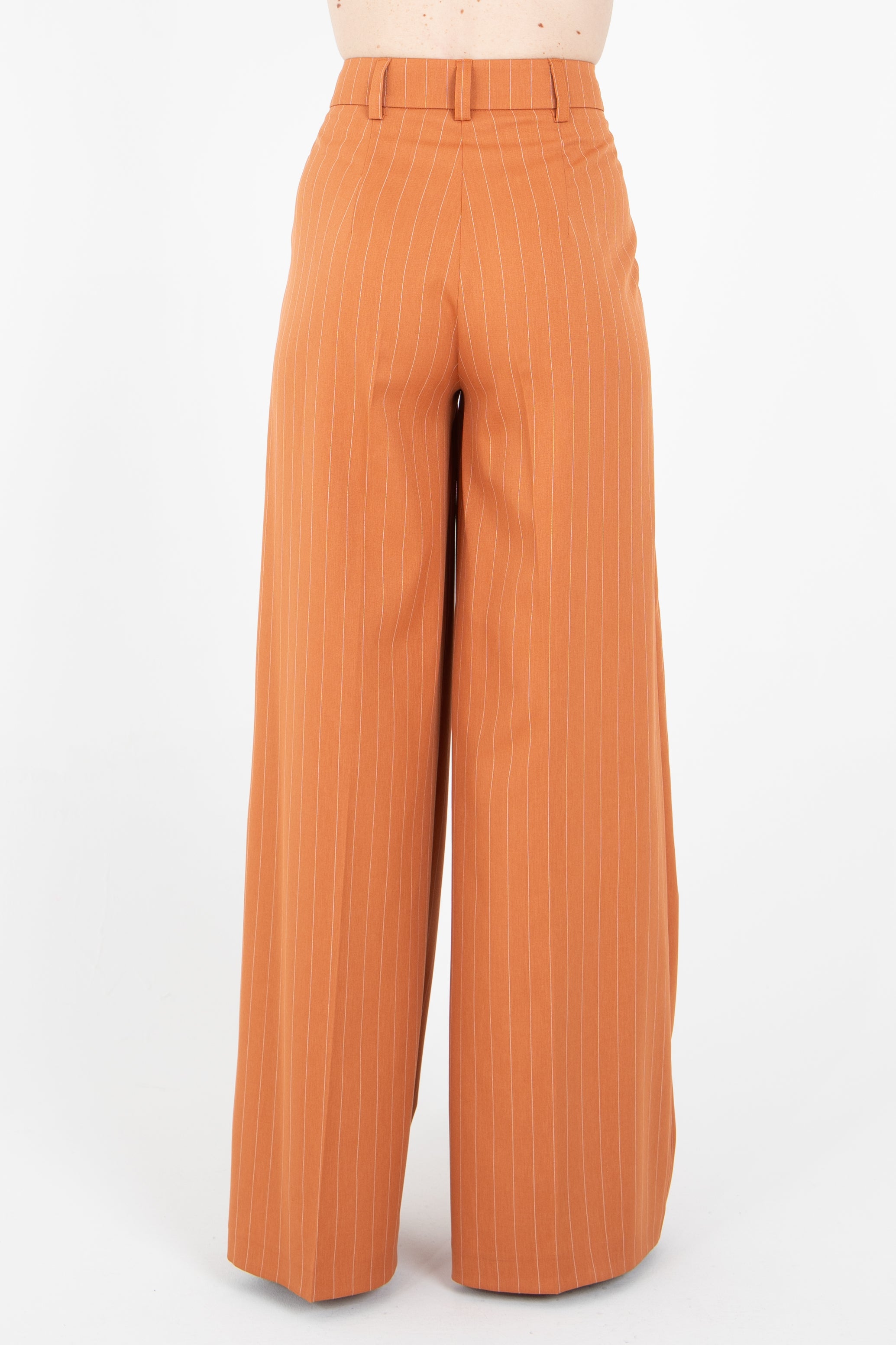 Pantalone palazzo gessato