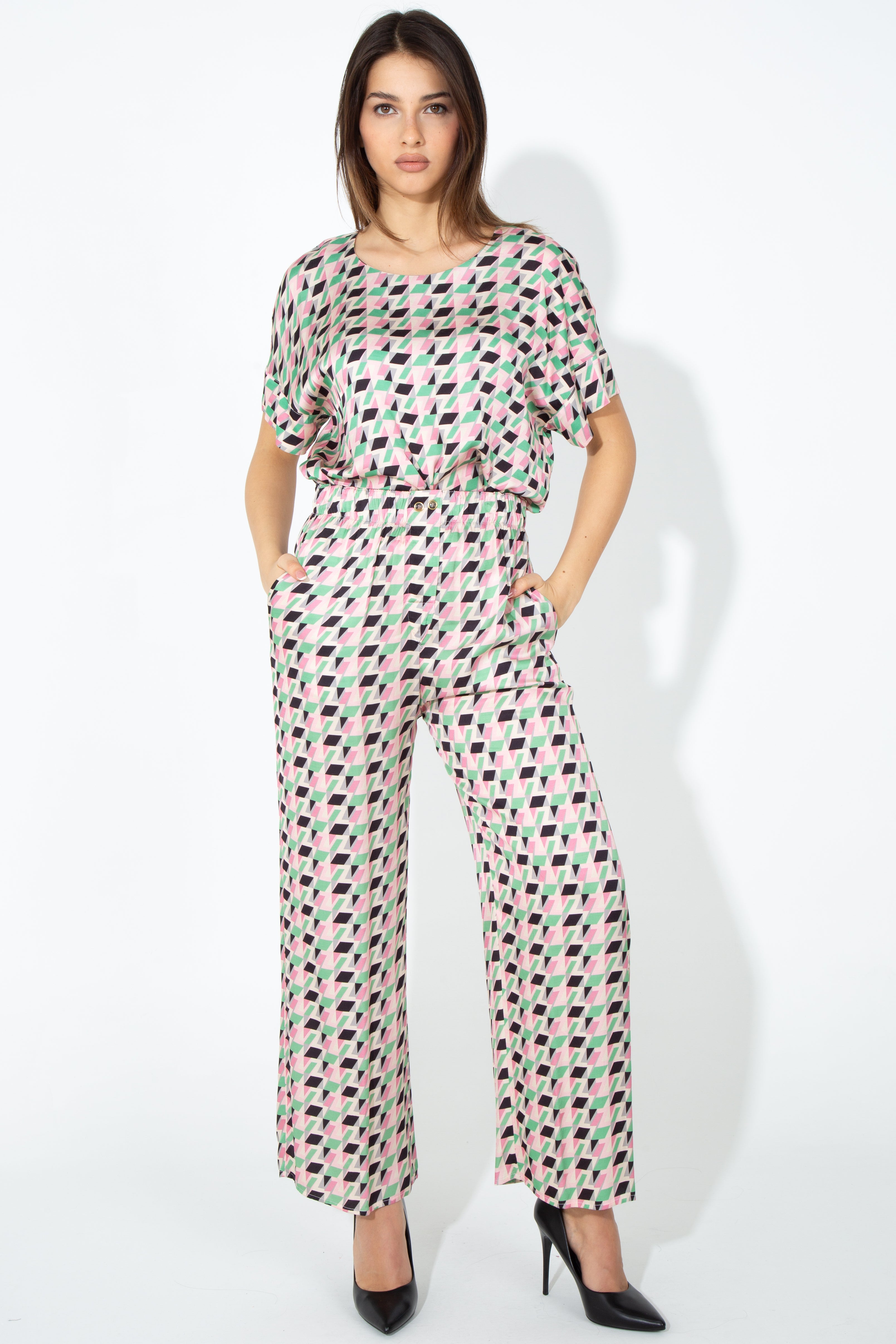 Blusa stampata
