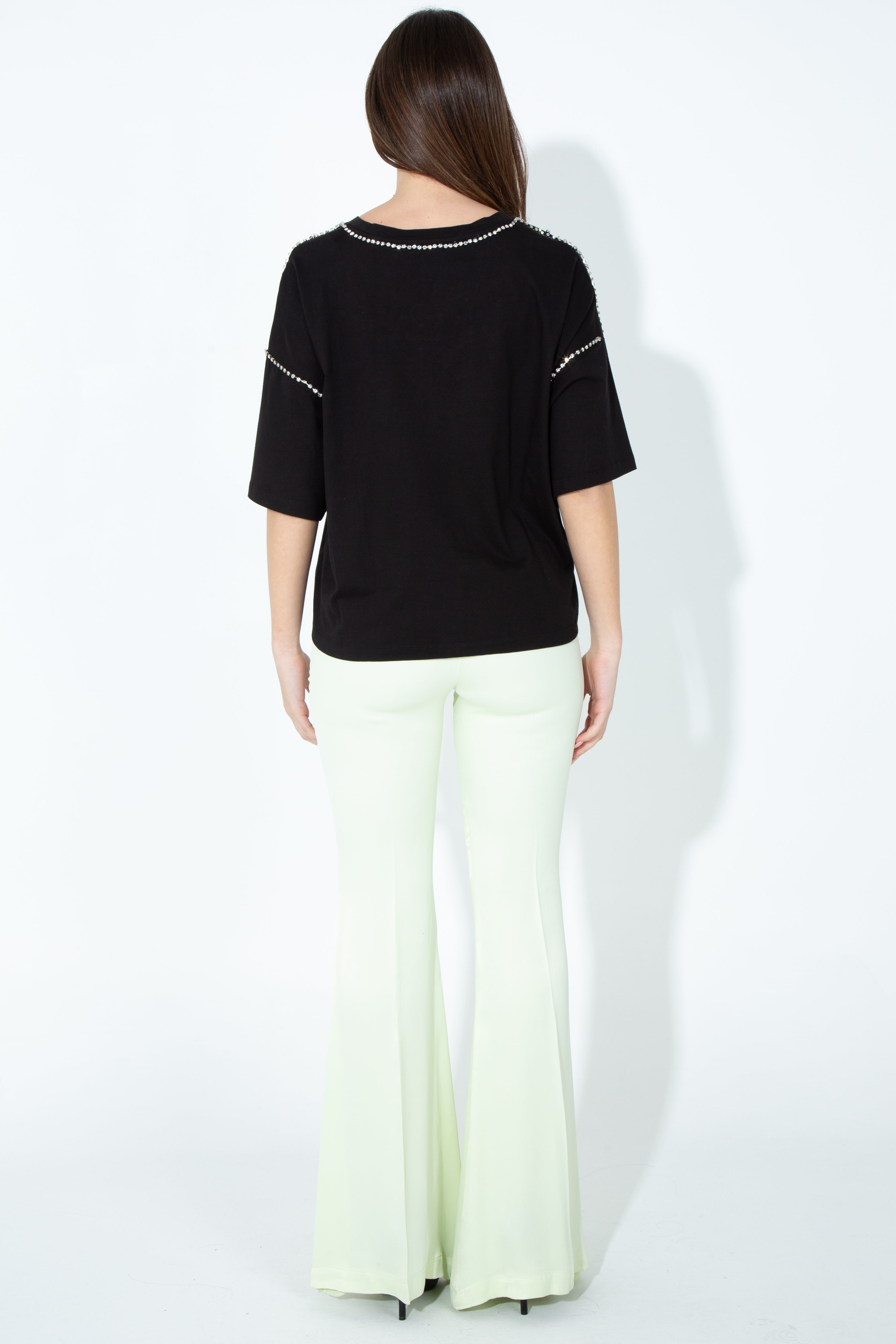 T-shirt con brillantini