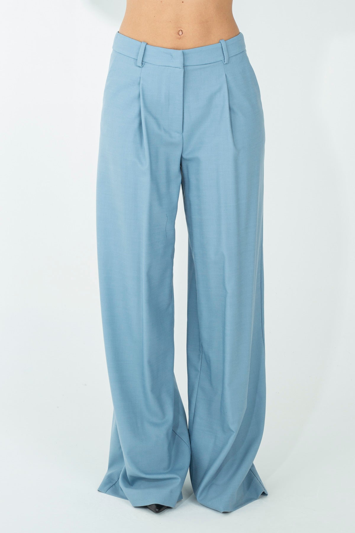 Pantalone palazzo in misto viscosa