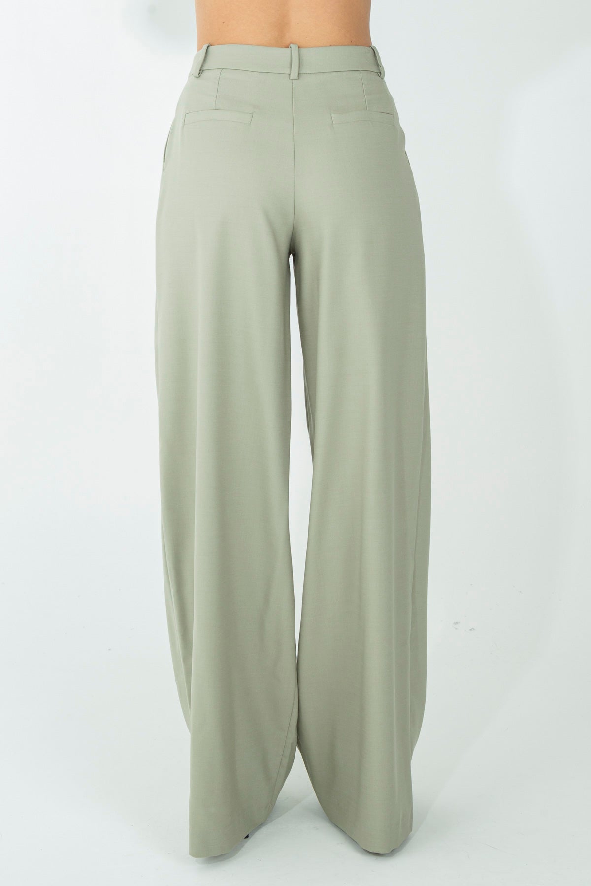 Pantalone palazzo in misto viscosa