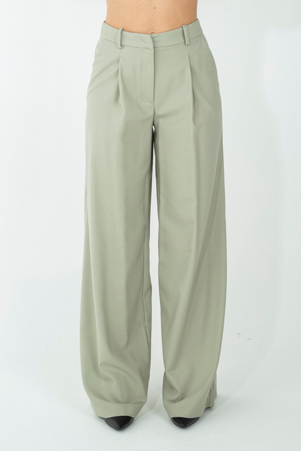 Pantalone palazzo in misto viscosa