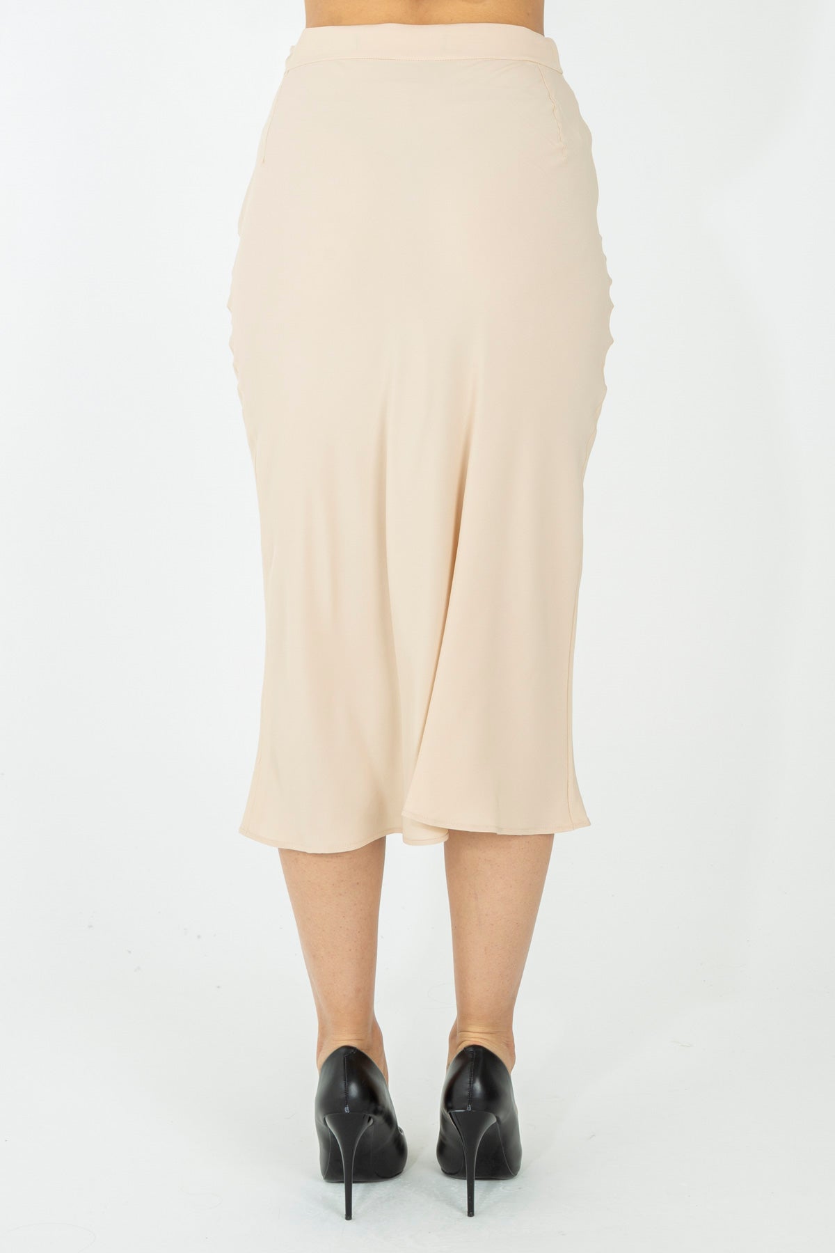 Gonna a tubino in seta