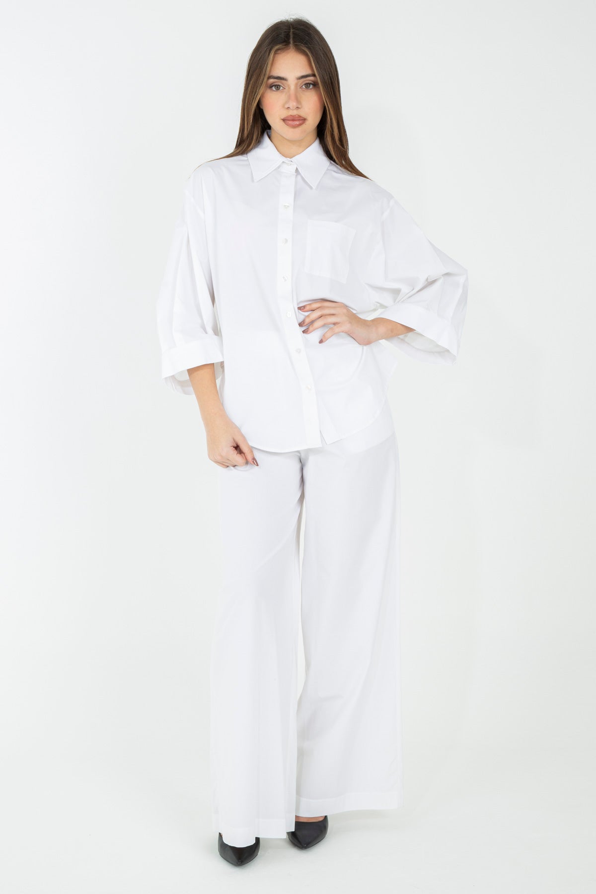 Camicia a maniche ampie