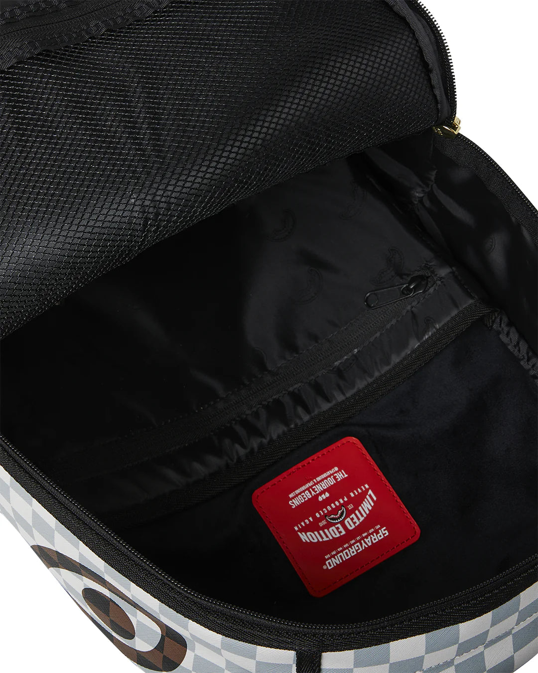 Zaino Cream and Brown Tear Check