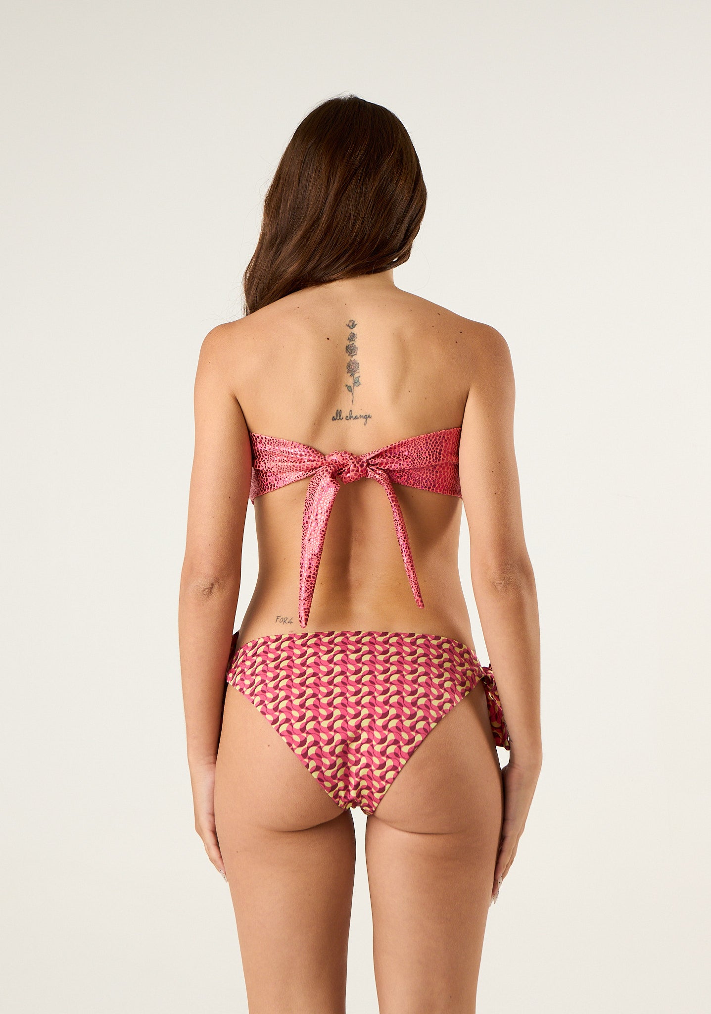 Costume bikini bi-tessuto