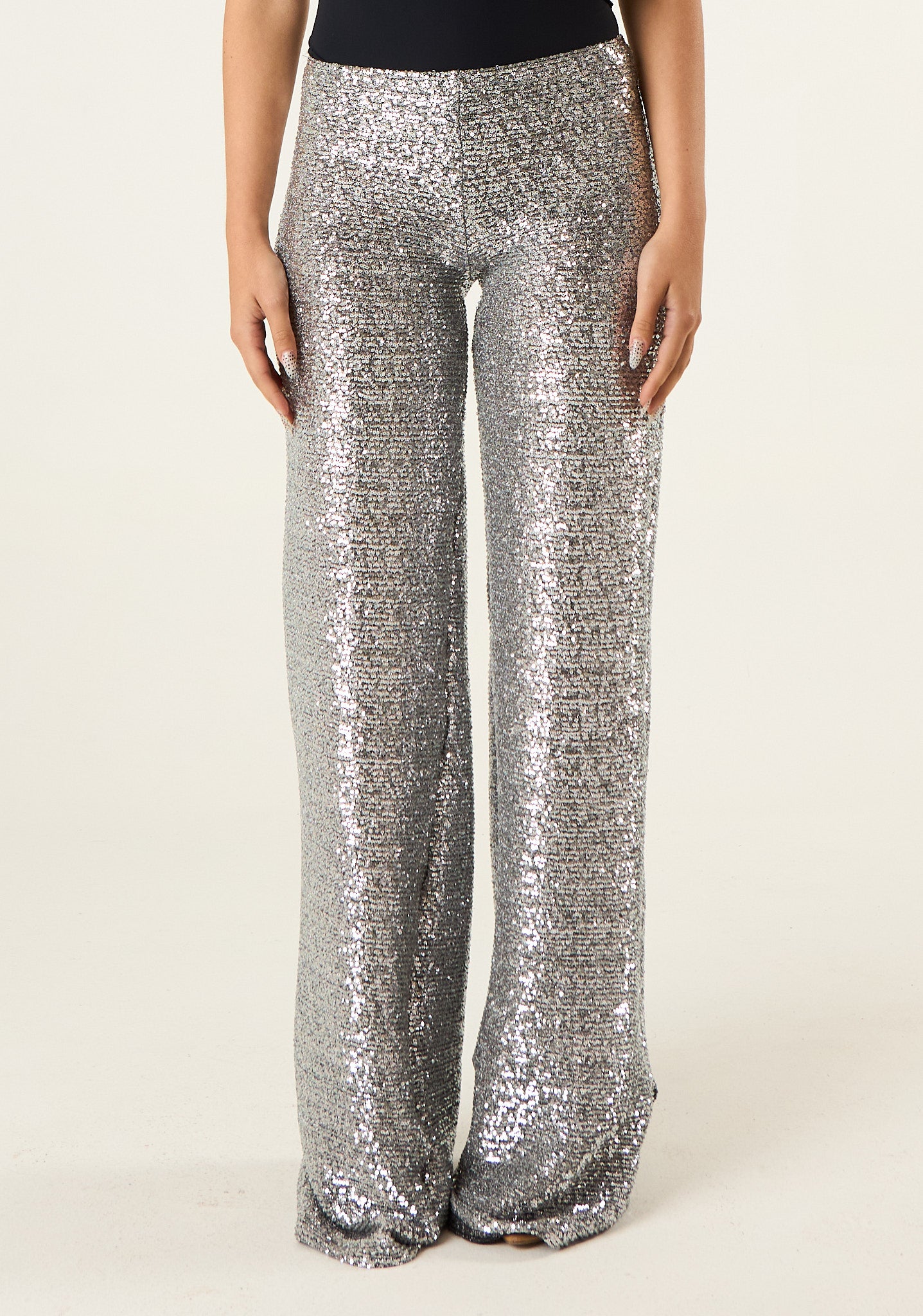 Pantalone paillettes allover