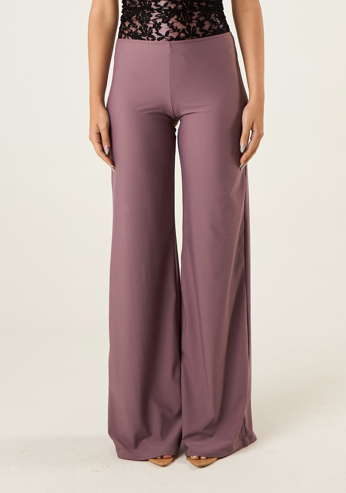 Pantalone palazzo tinta unita