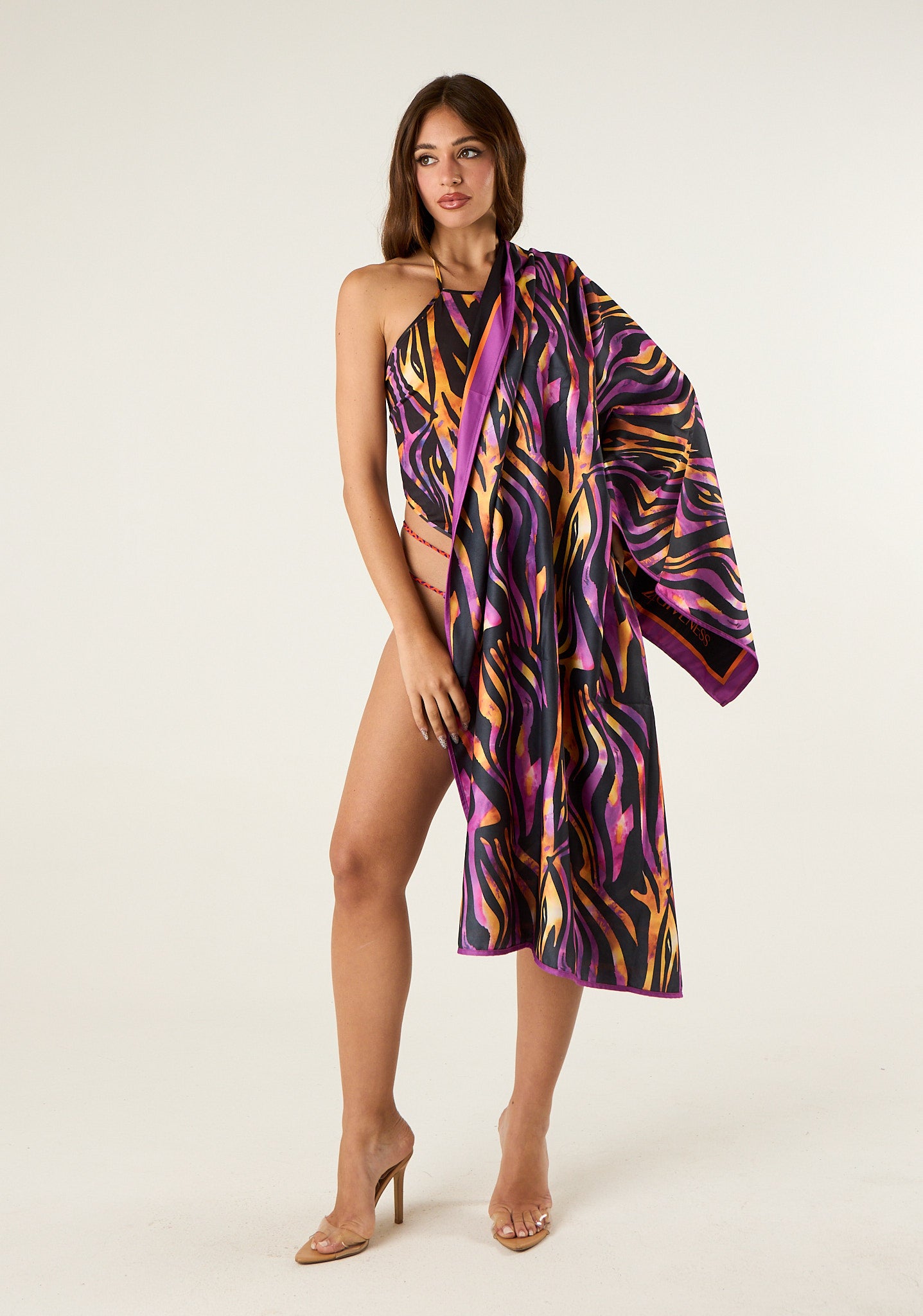 Telo mare Hypnotic Zebra