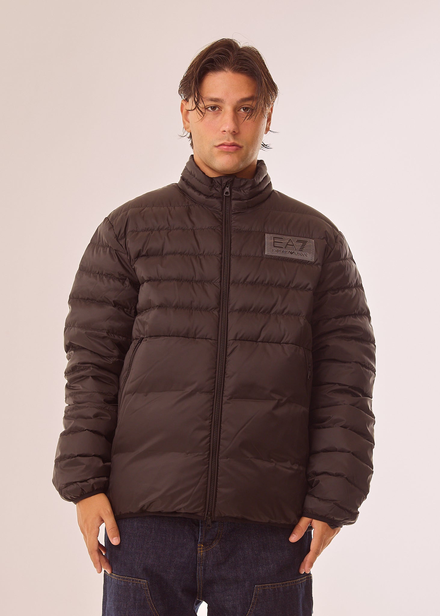 Piumino fullzip in nylon