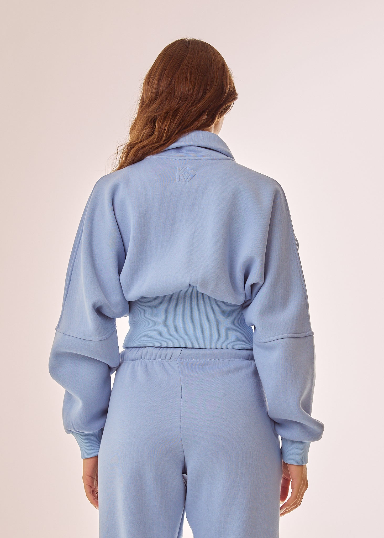 Felpa corta con corpetto