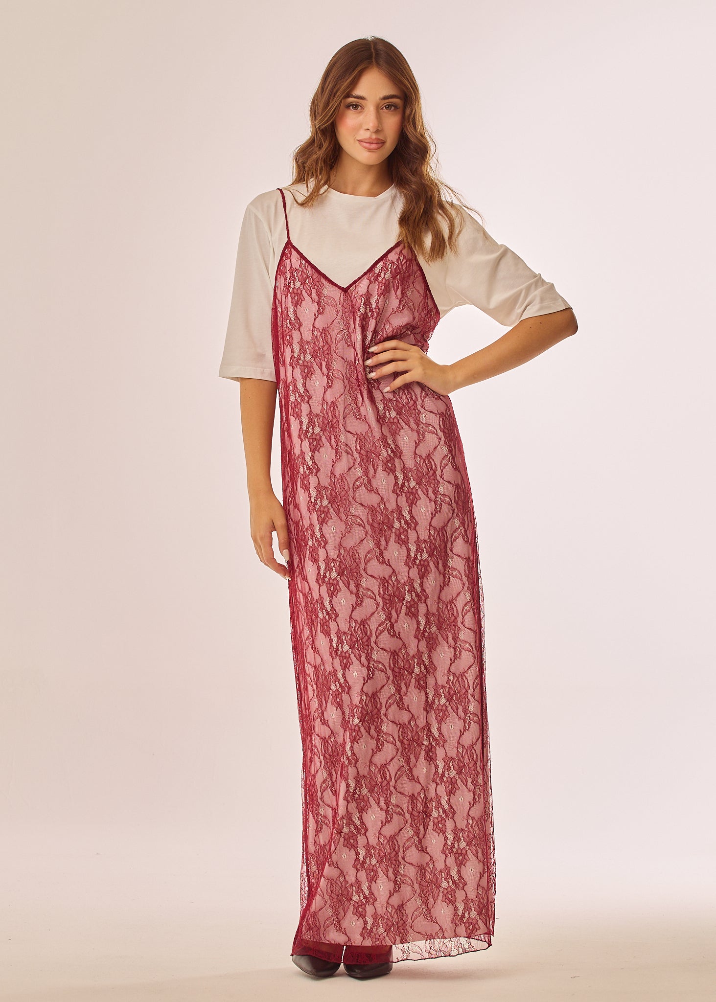 Abito maxi con canotta