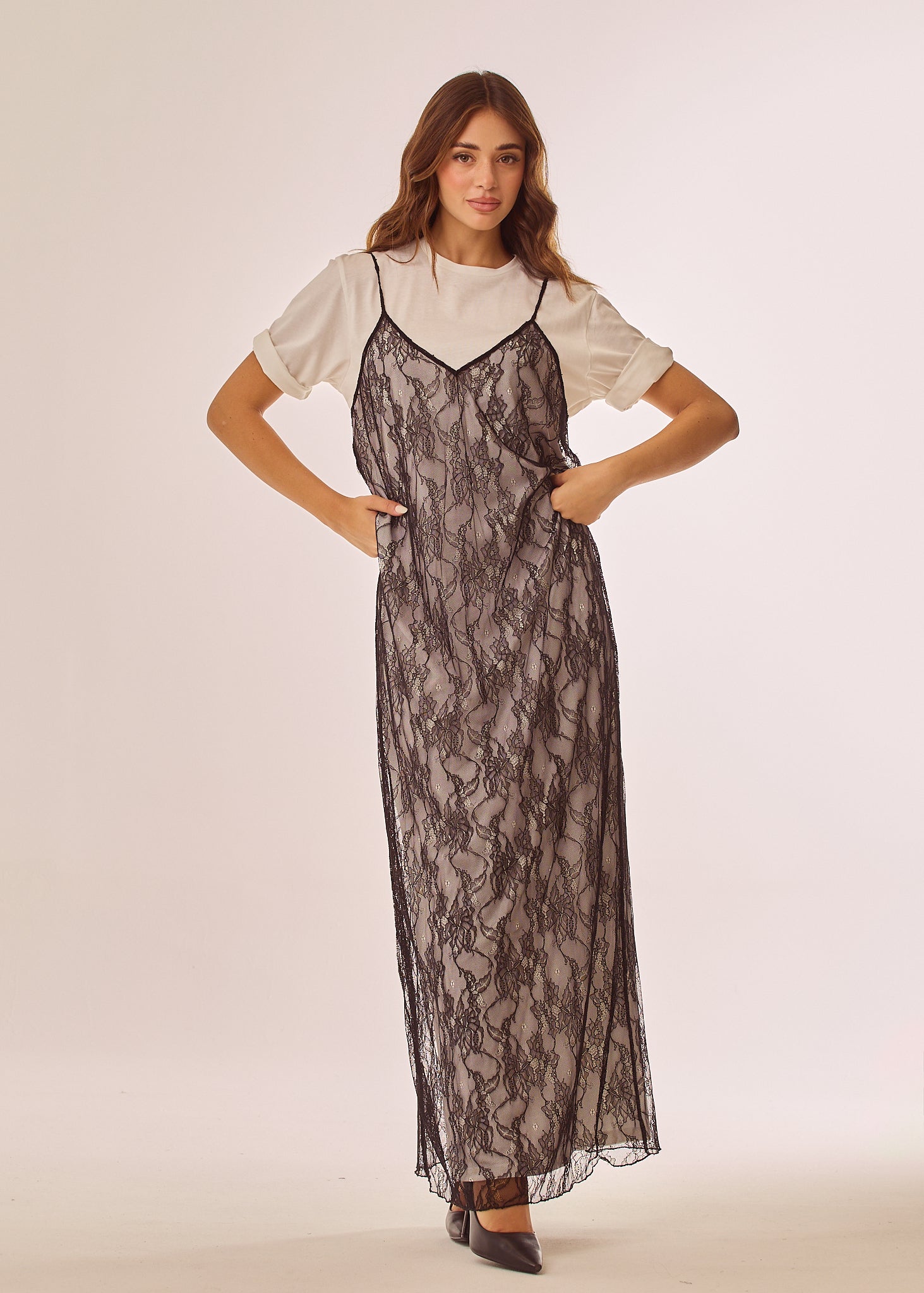 Abito maxi con canotta