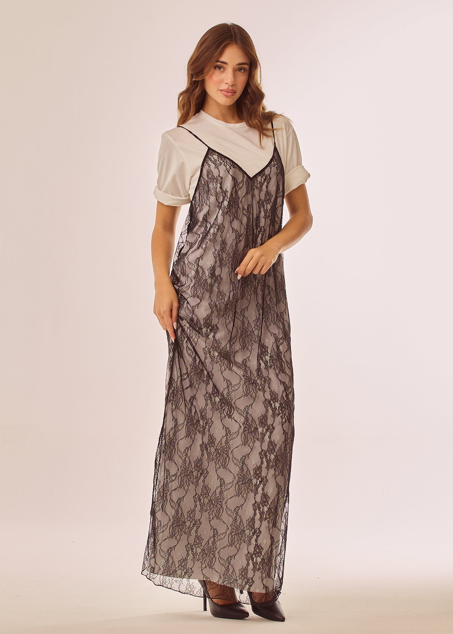 Abito maxi con canotta