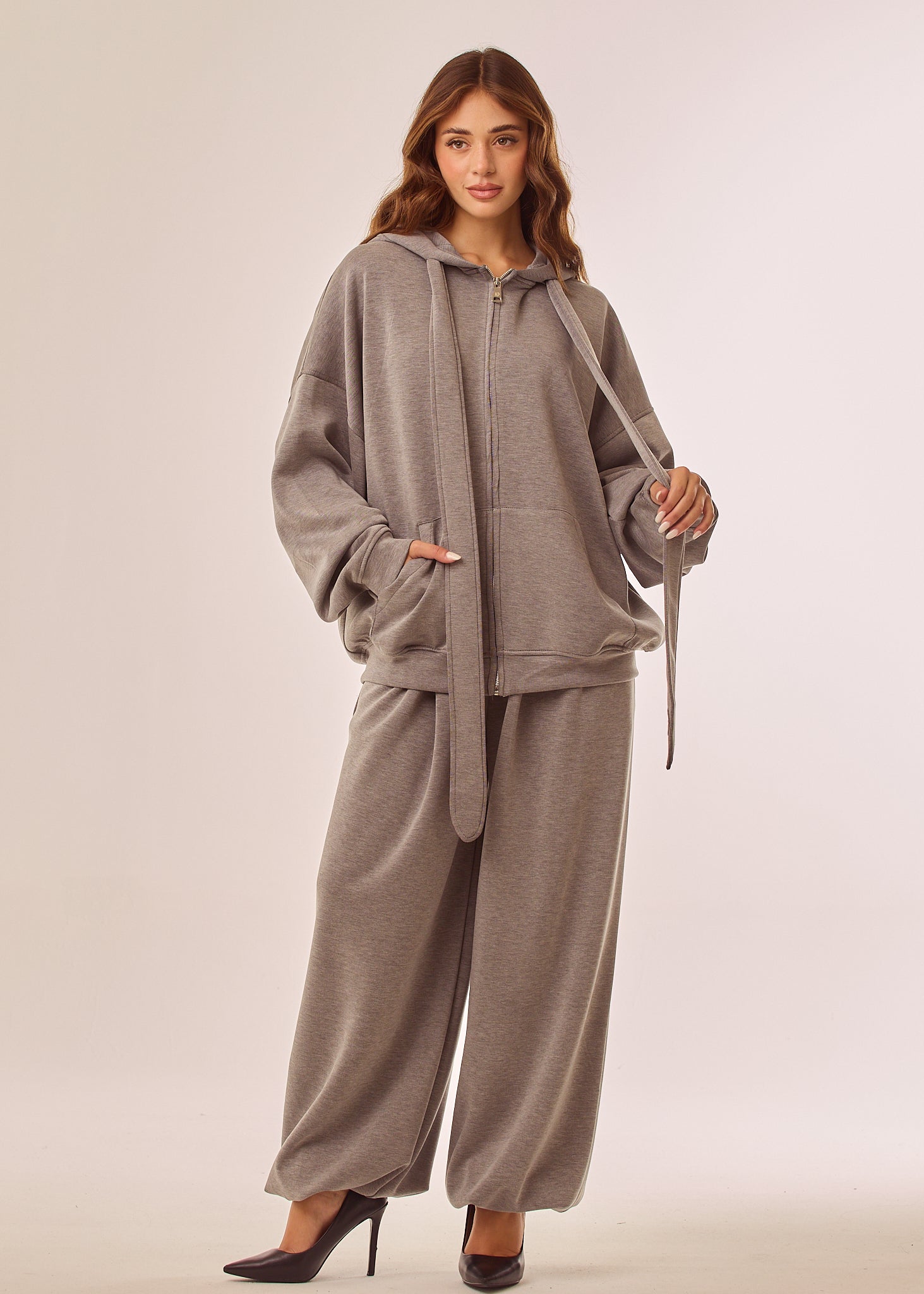 Felpa over in tessuto soft