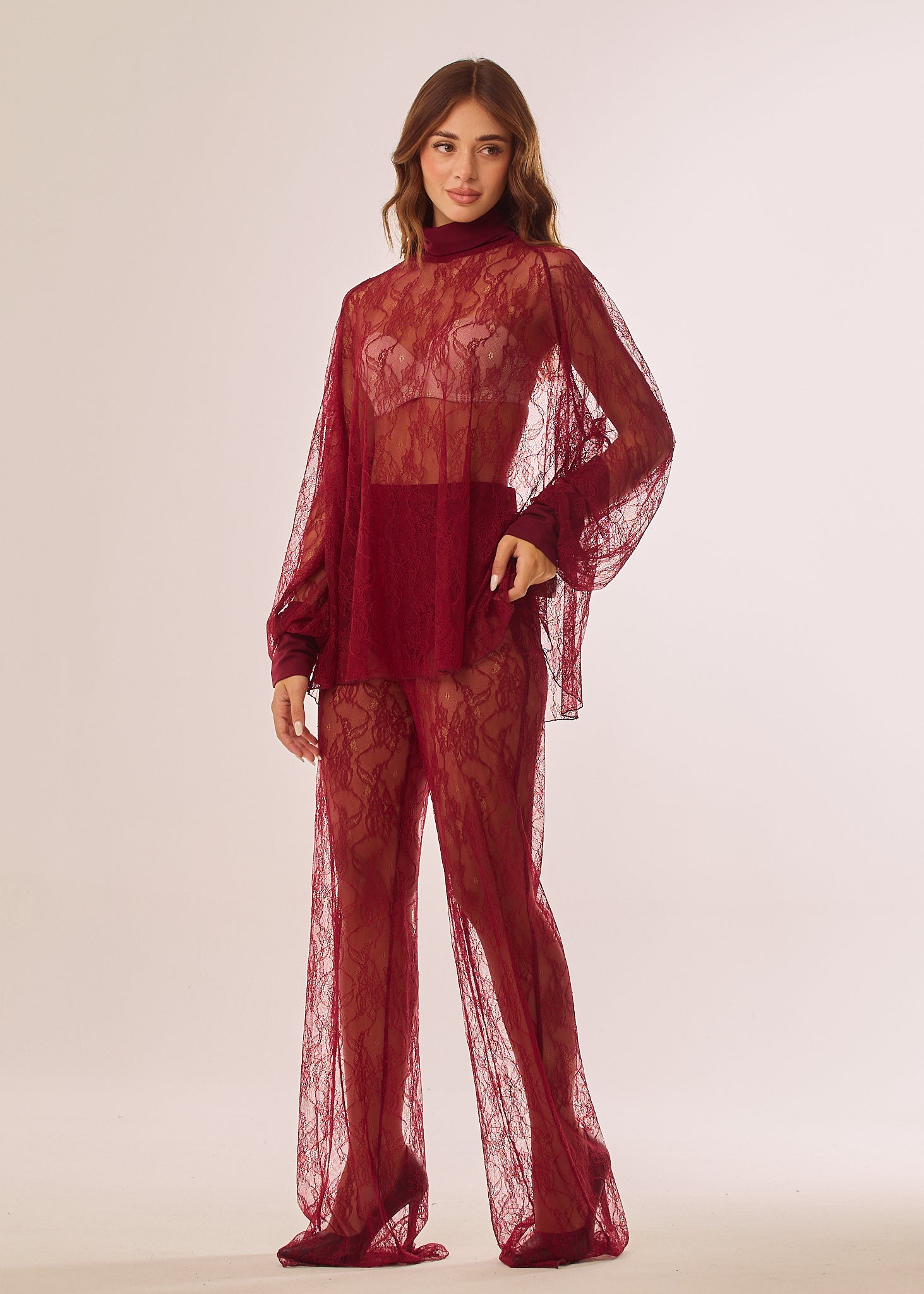 Pantalone tuta palazzo multicolor