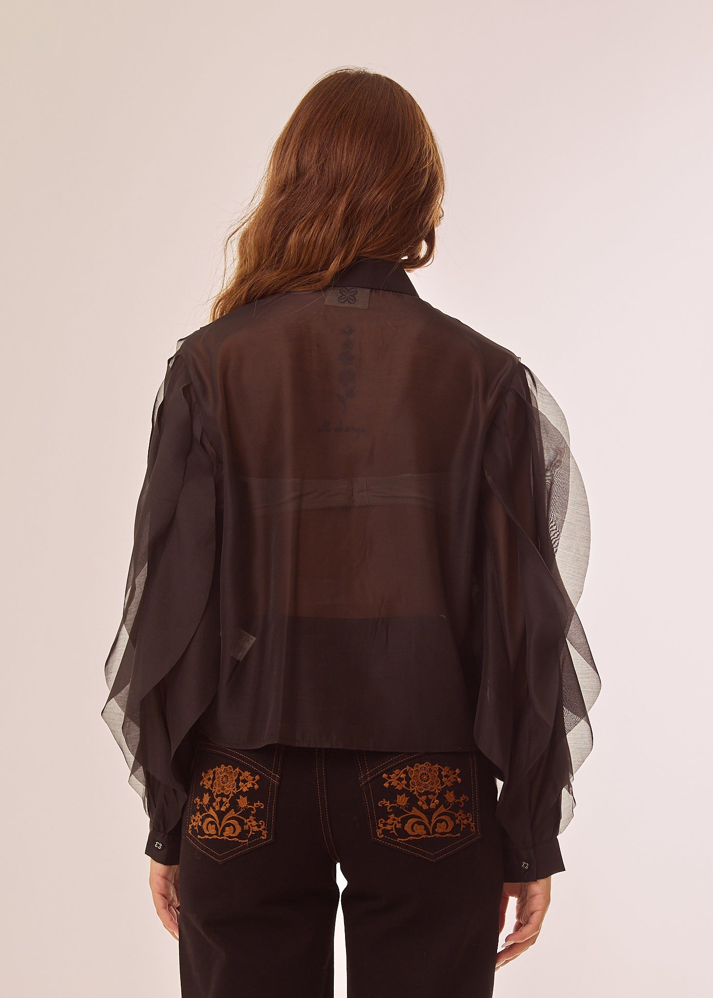 Camicia con volant