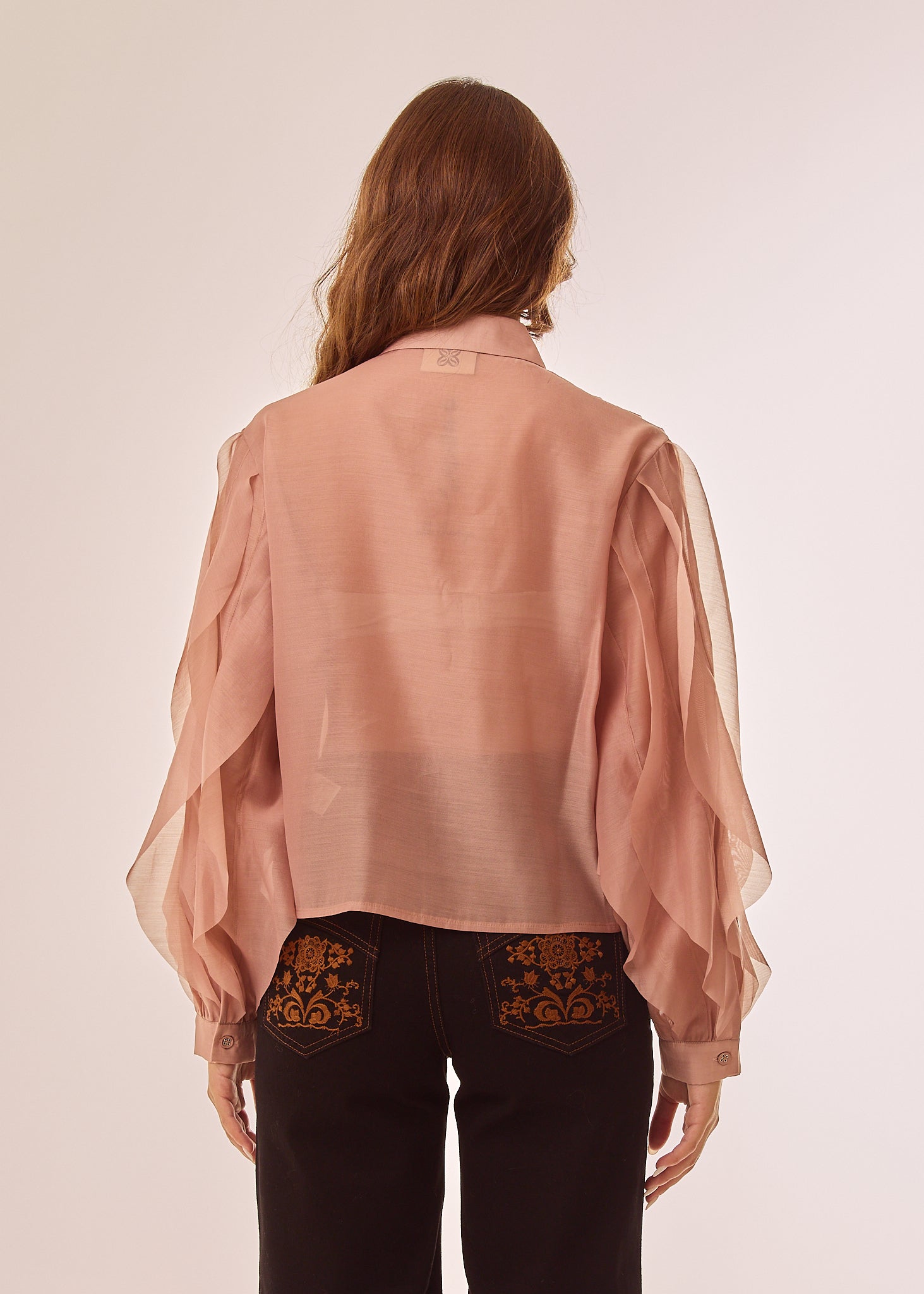 Camicia con volant