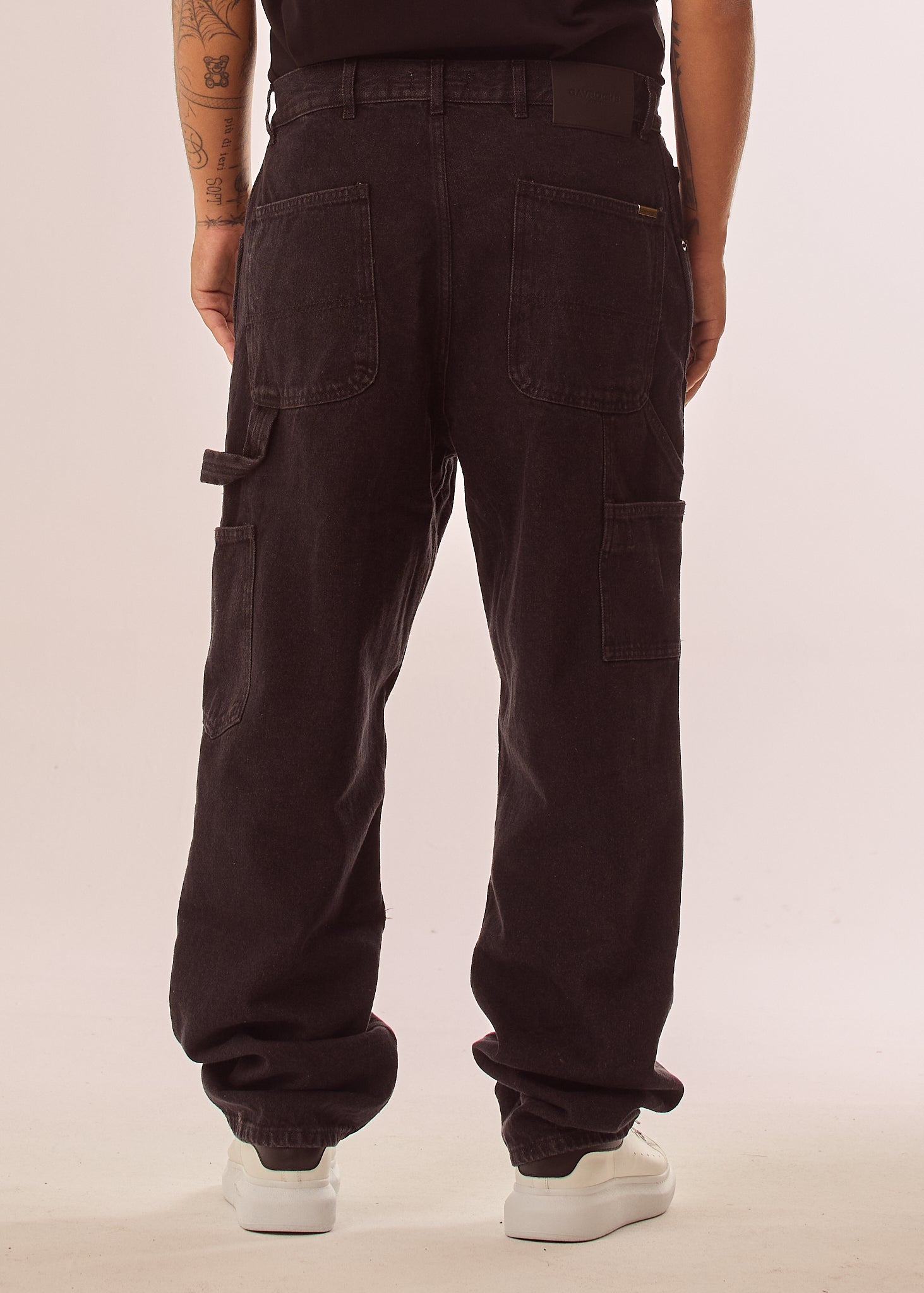 Jeans baggy con tasconi