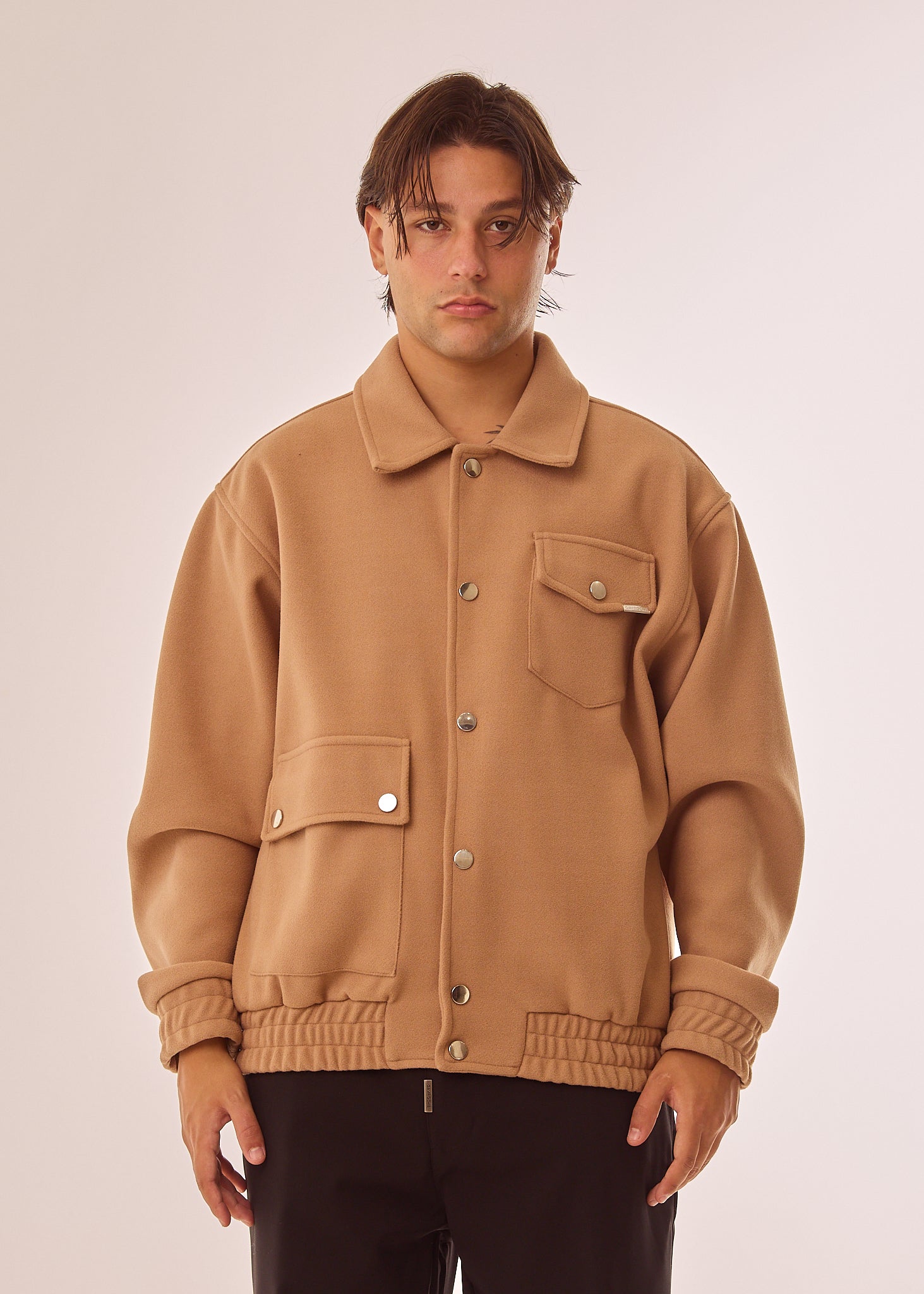 Giubbino bomber in panno
