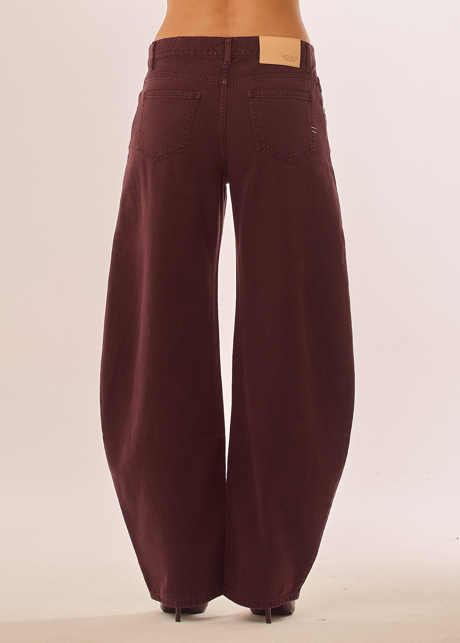 Jeans ballon a vita regolare