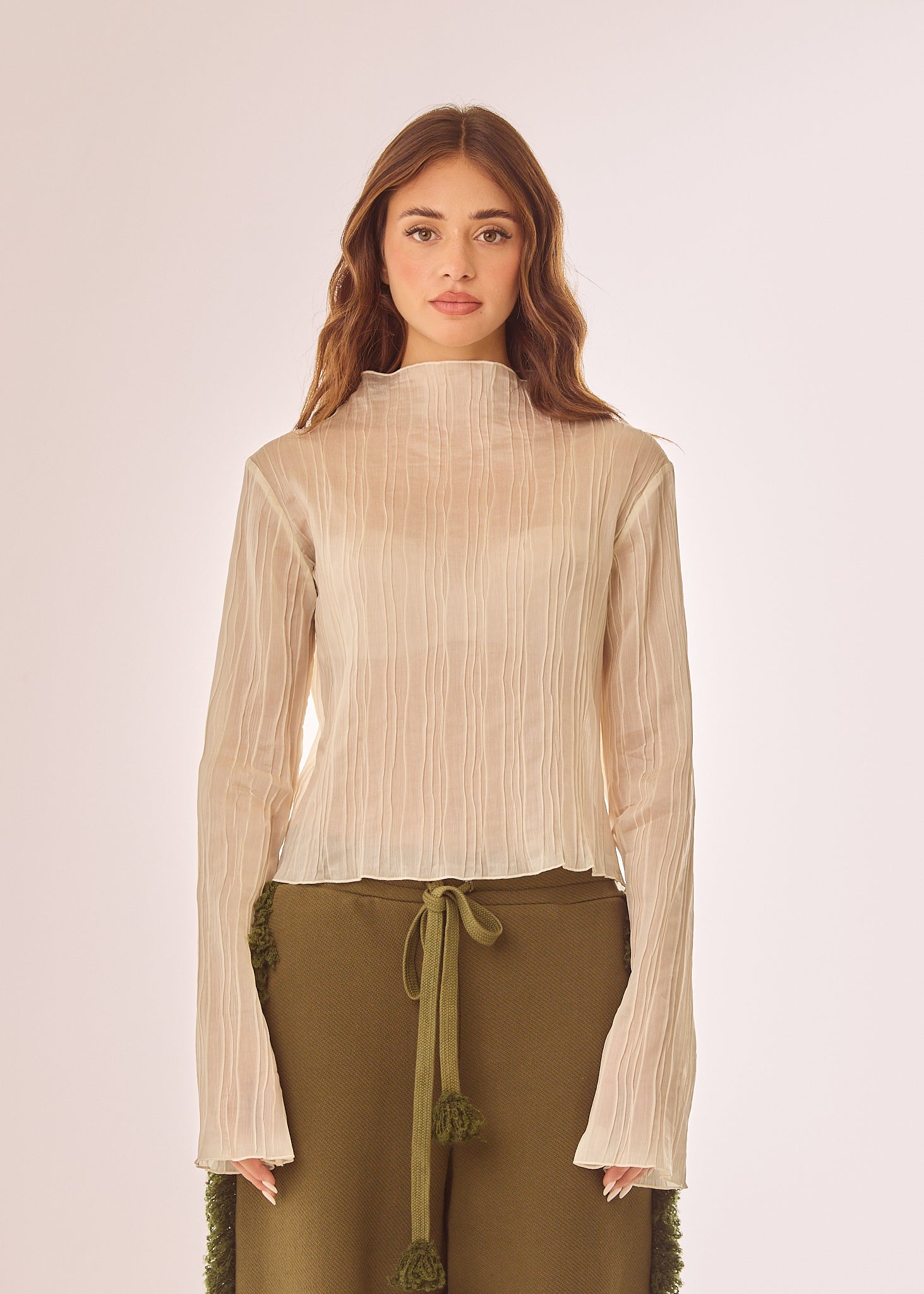 Blusa trasparente