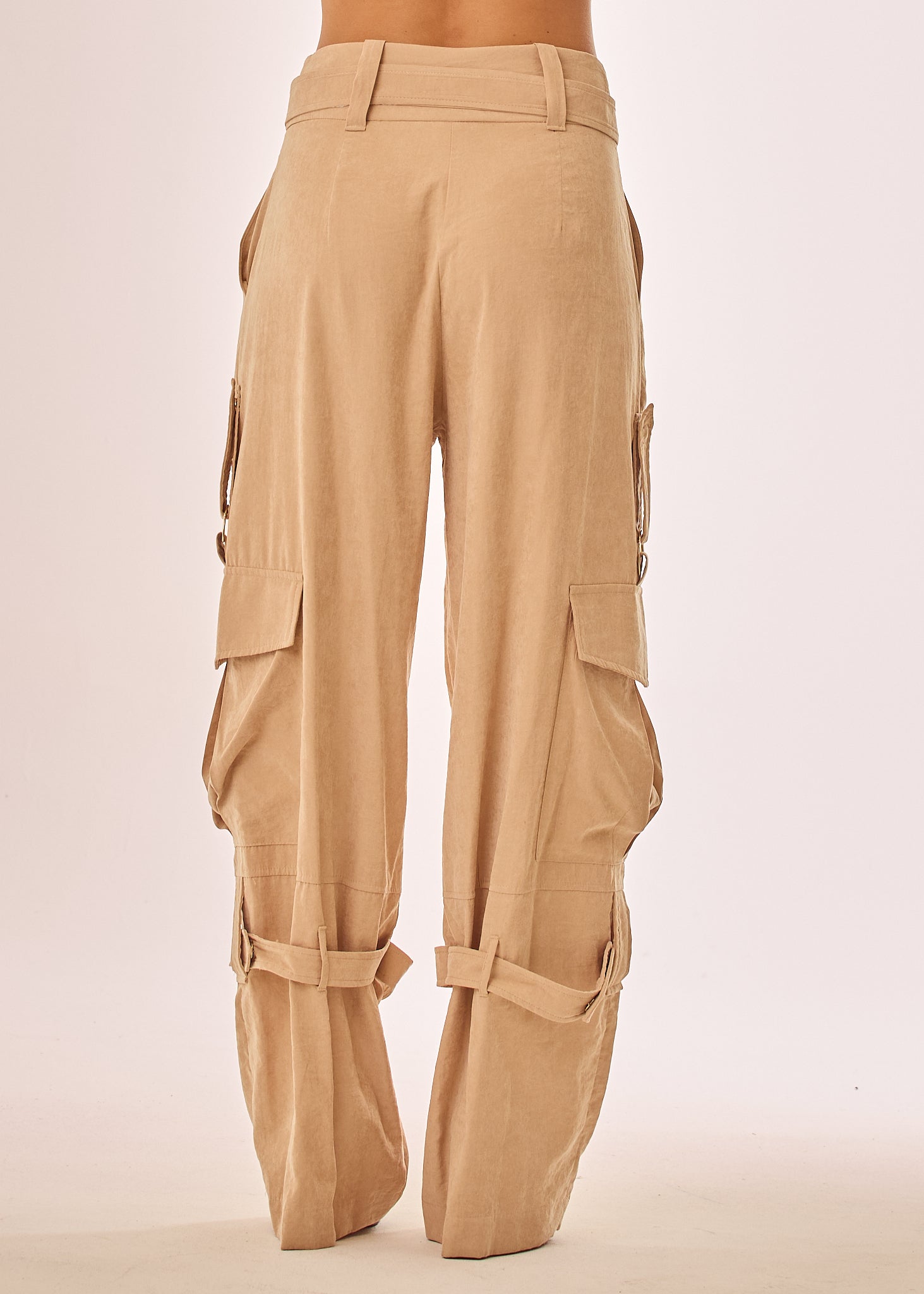 Pantalone over ad effetto vellutato