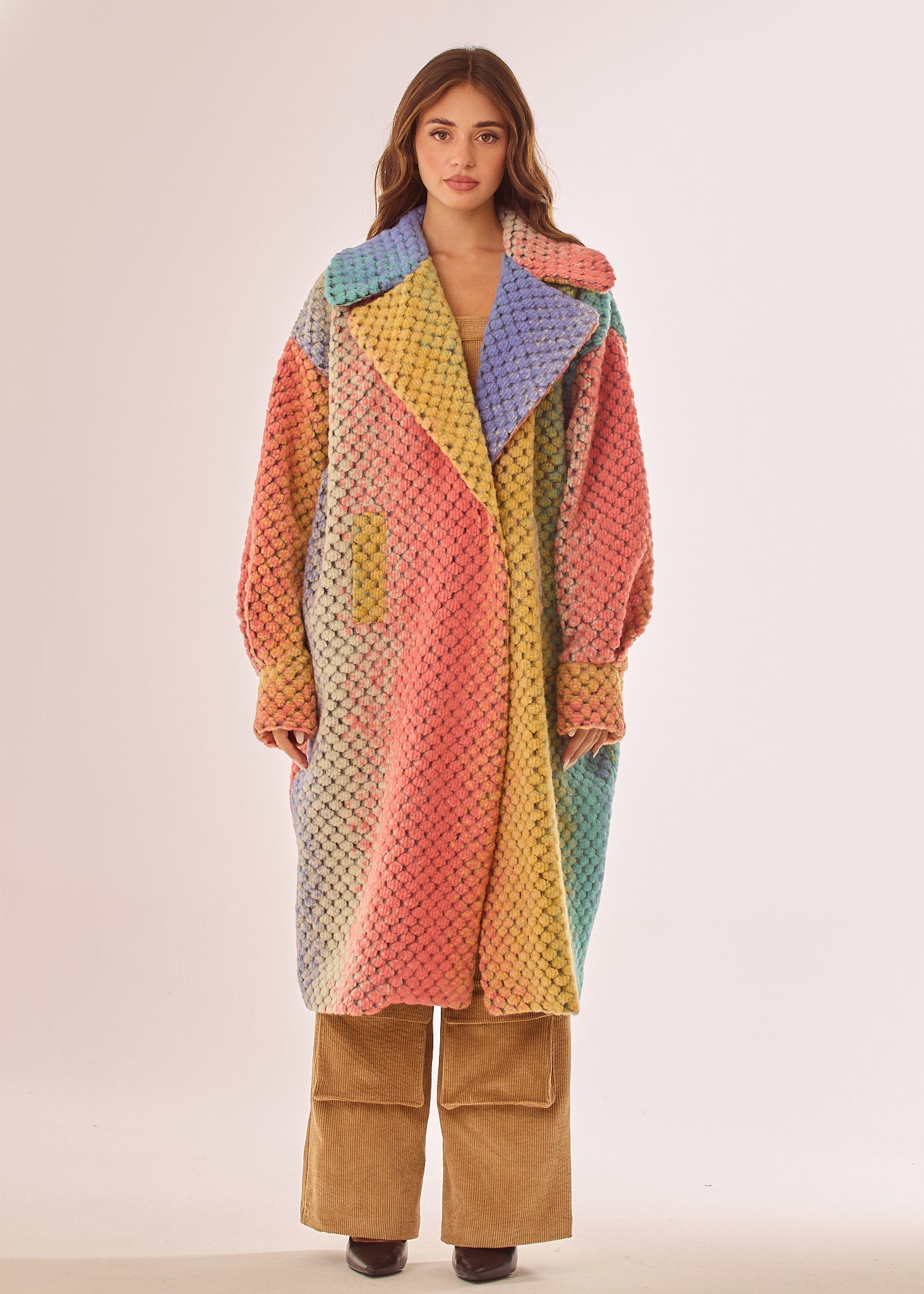 Cappotto multicolor