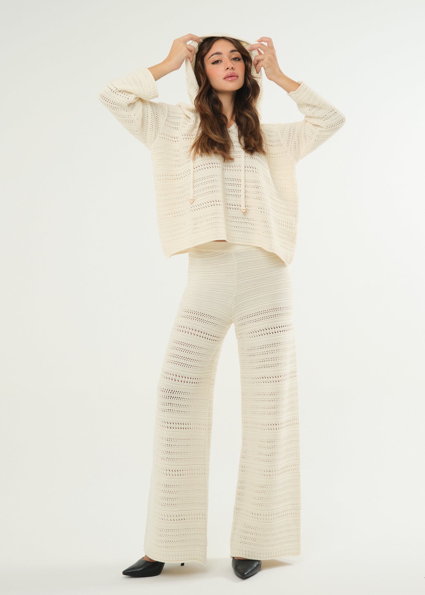 Pantalone palazzo in filo