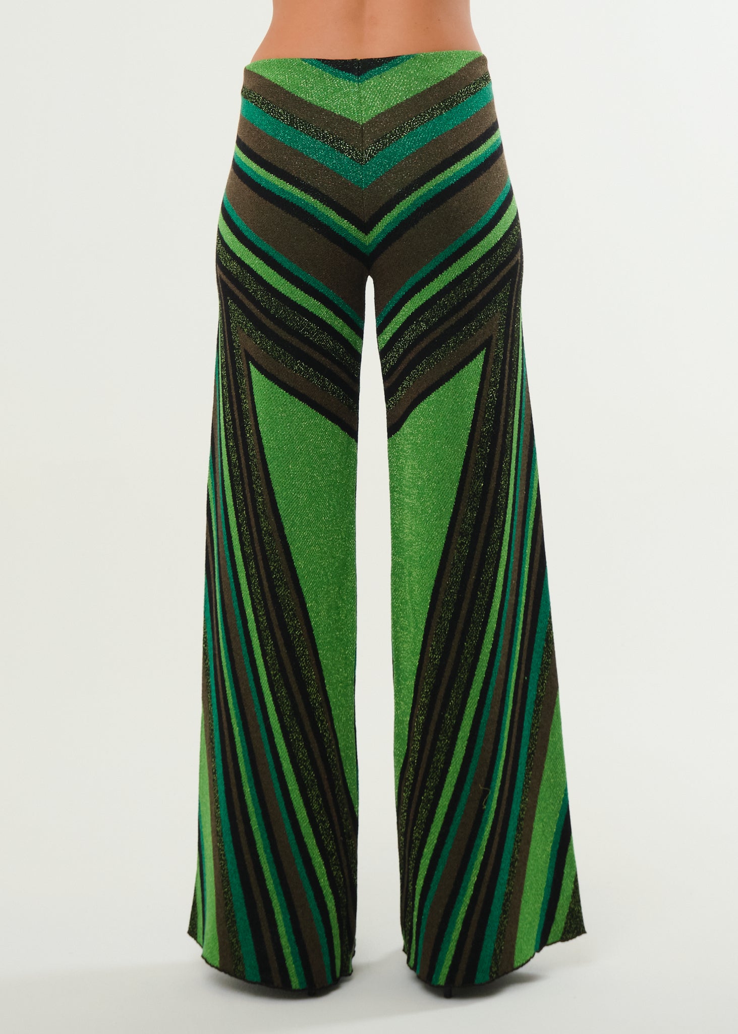 Pantalone in maglia lurex