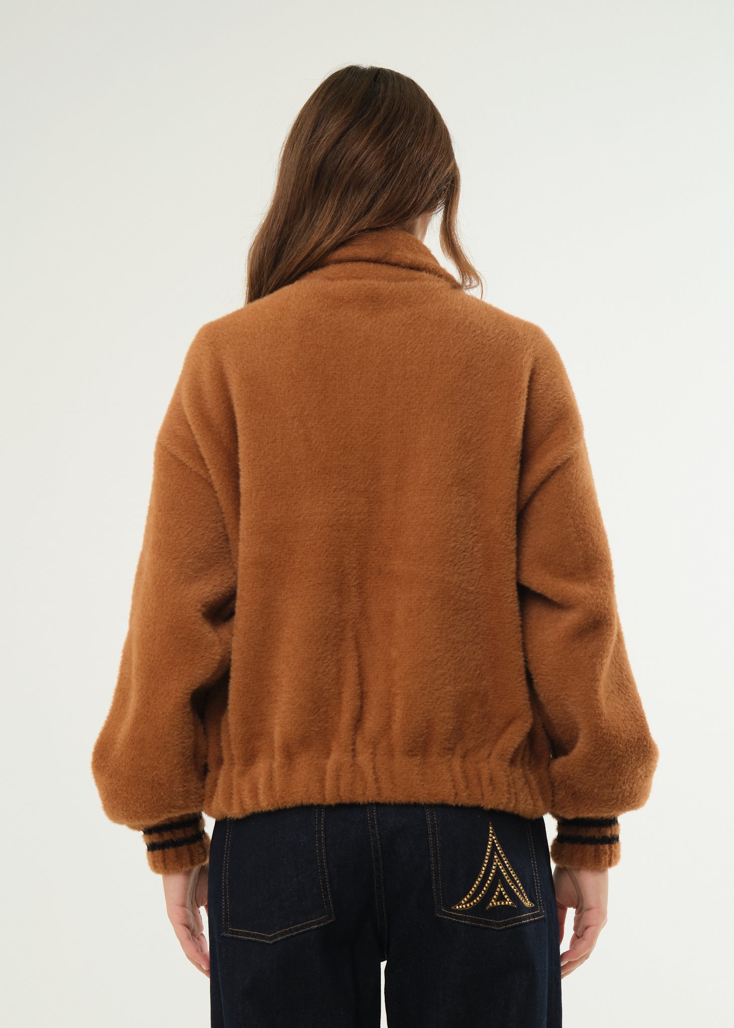 Giubbino bomber in pelo