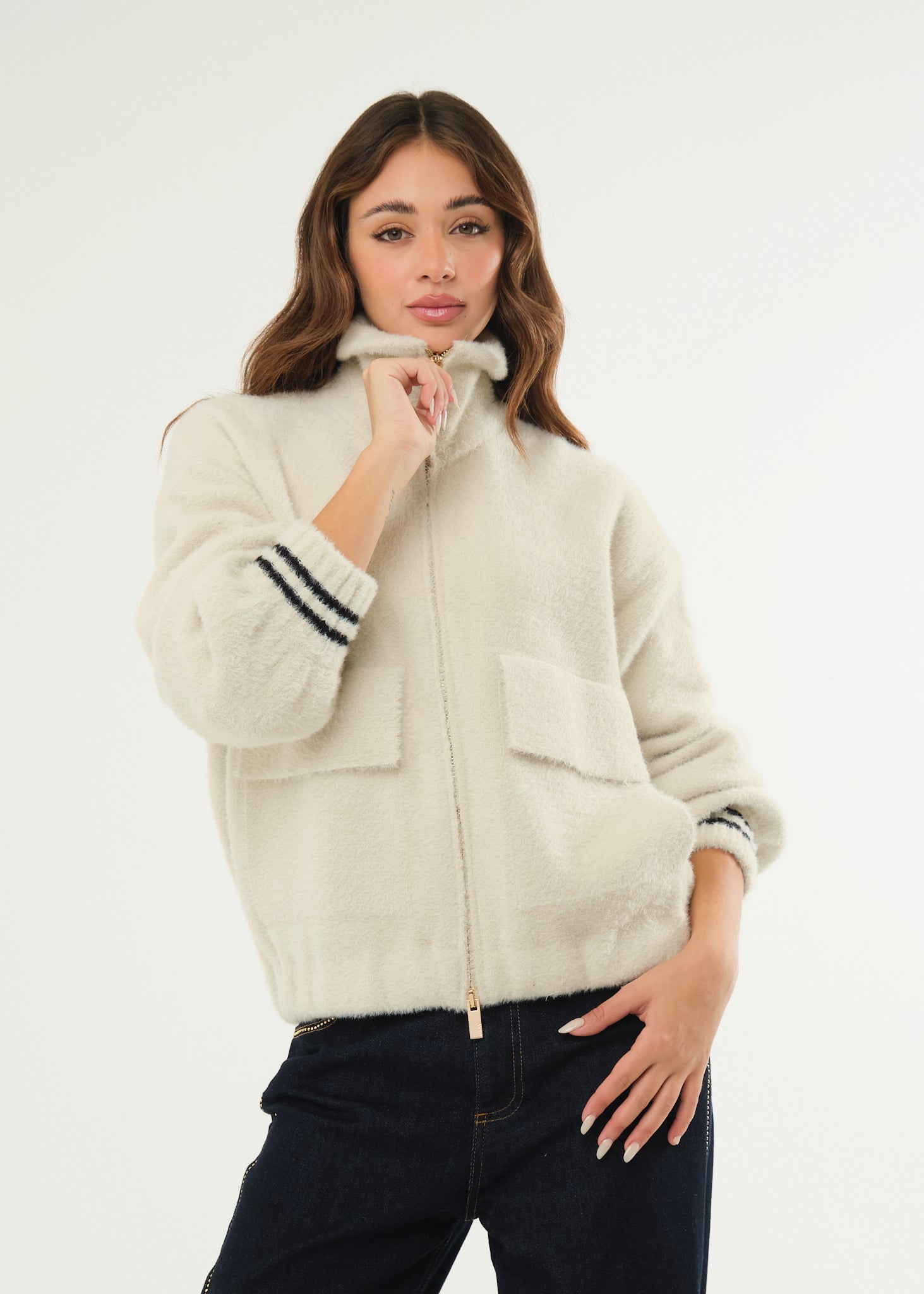 Giubbino bomber in pelo