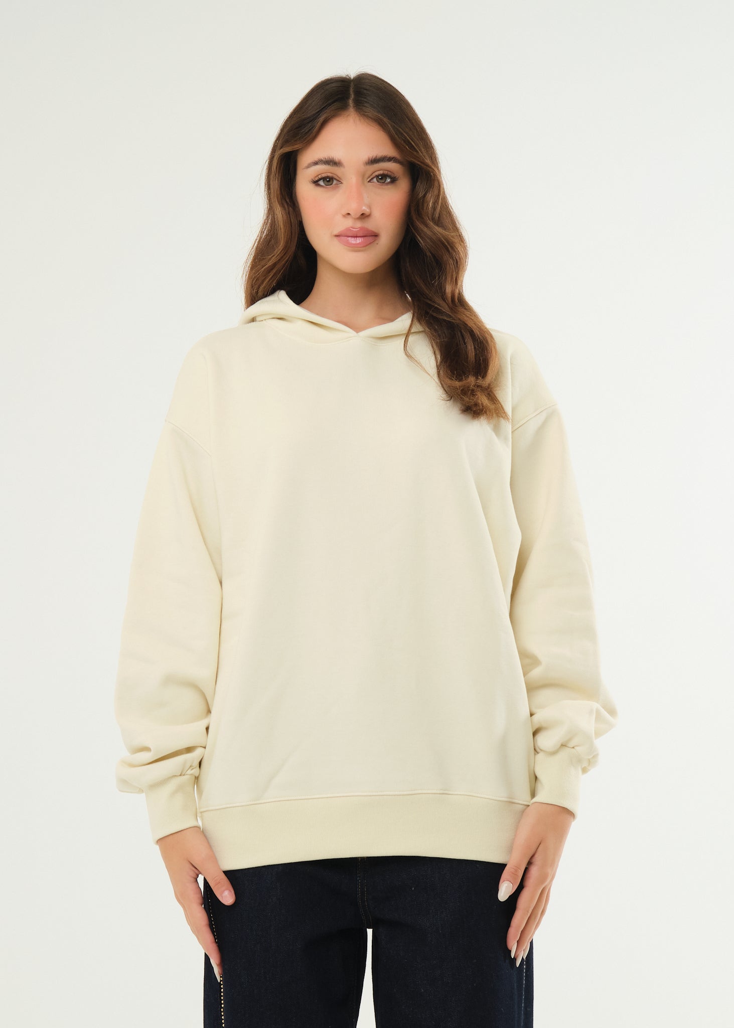 Felpa con ricamo logato posteriore