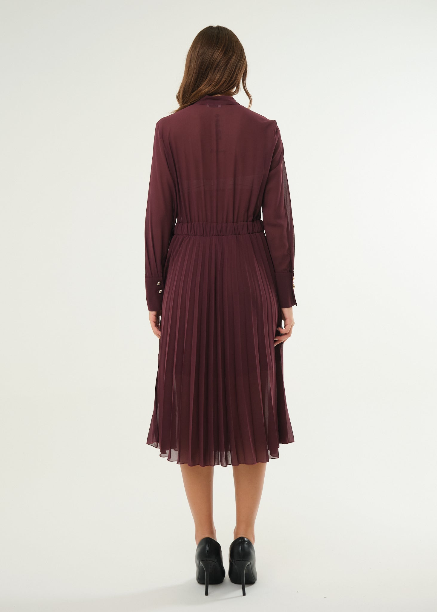 Abito midi in georgette