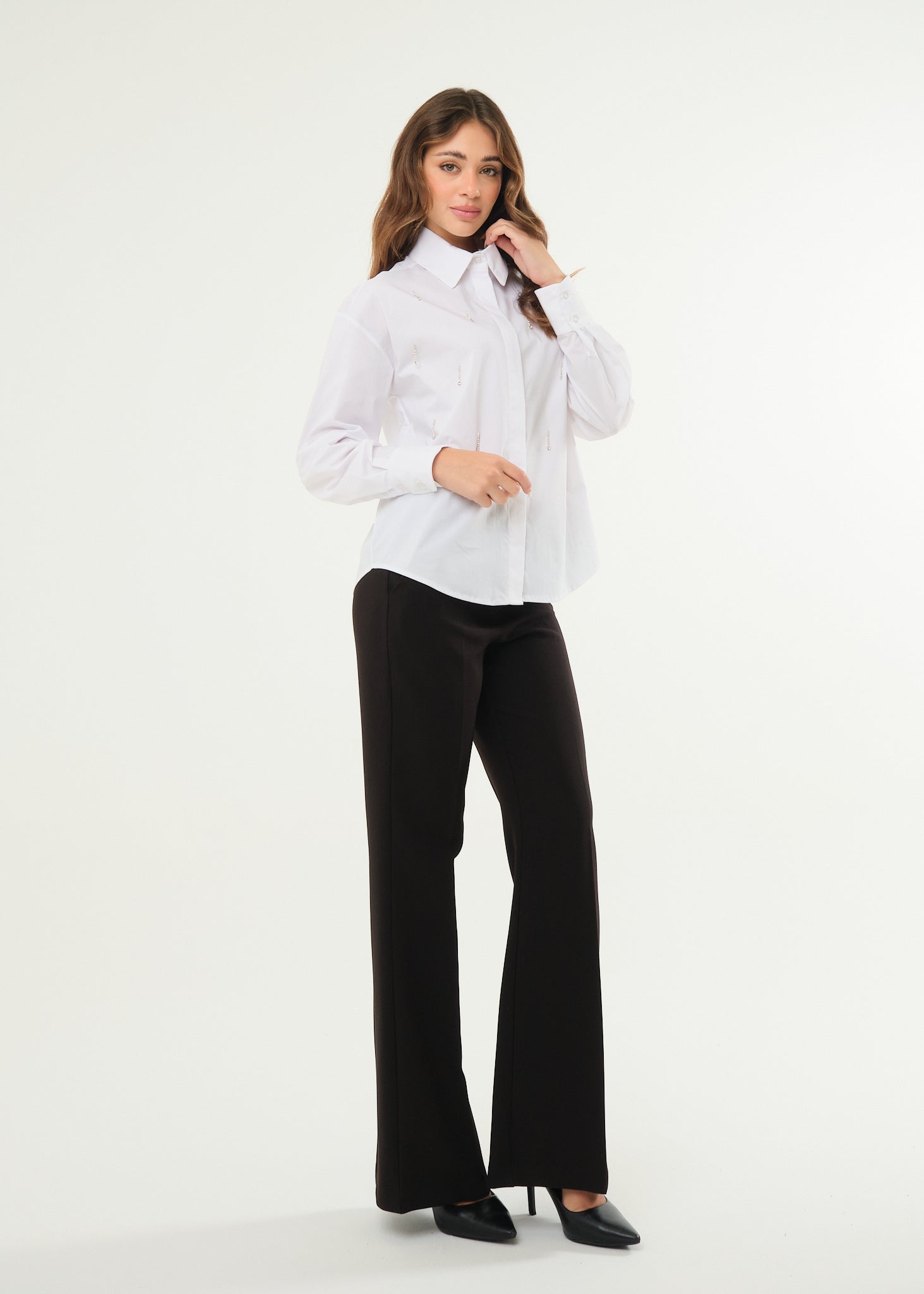 Pantalone a zampa da completo