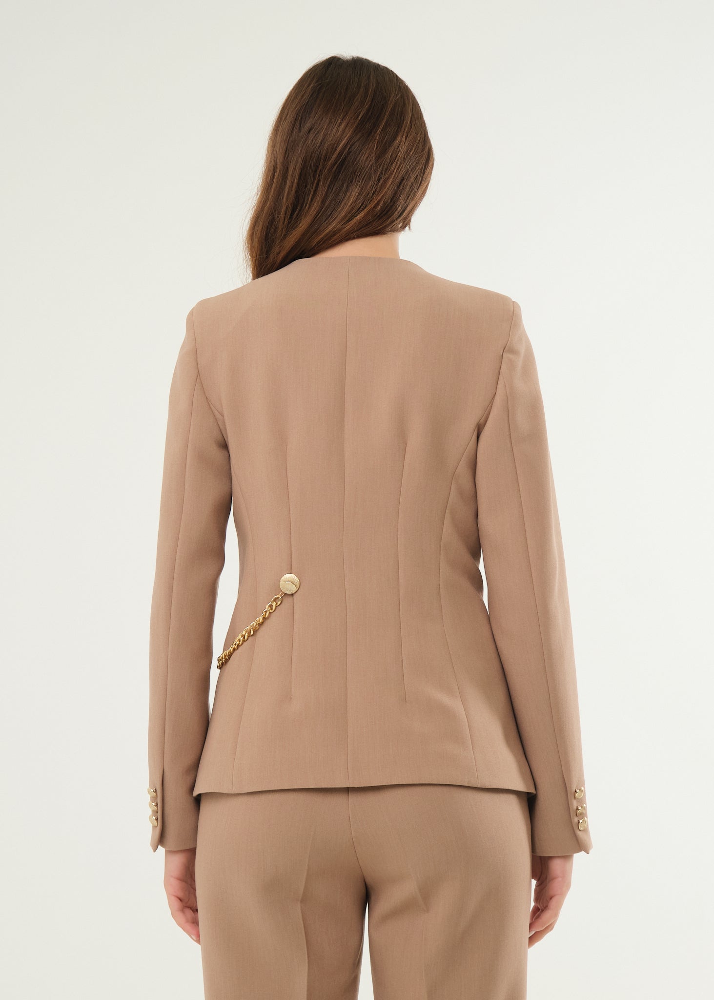 Giacca con chiusura laterale