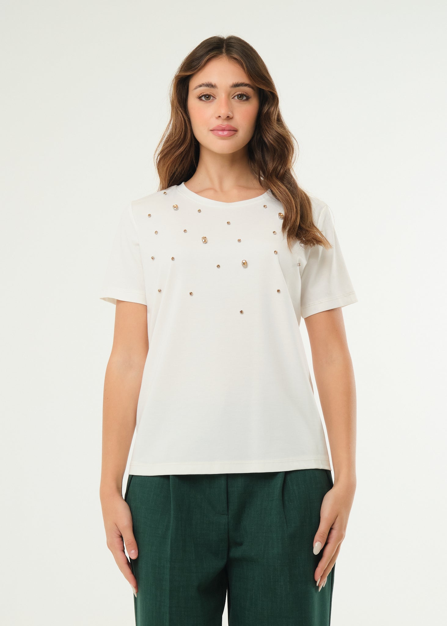 T-shirt con applicazioni