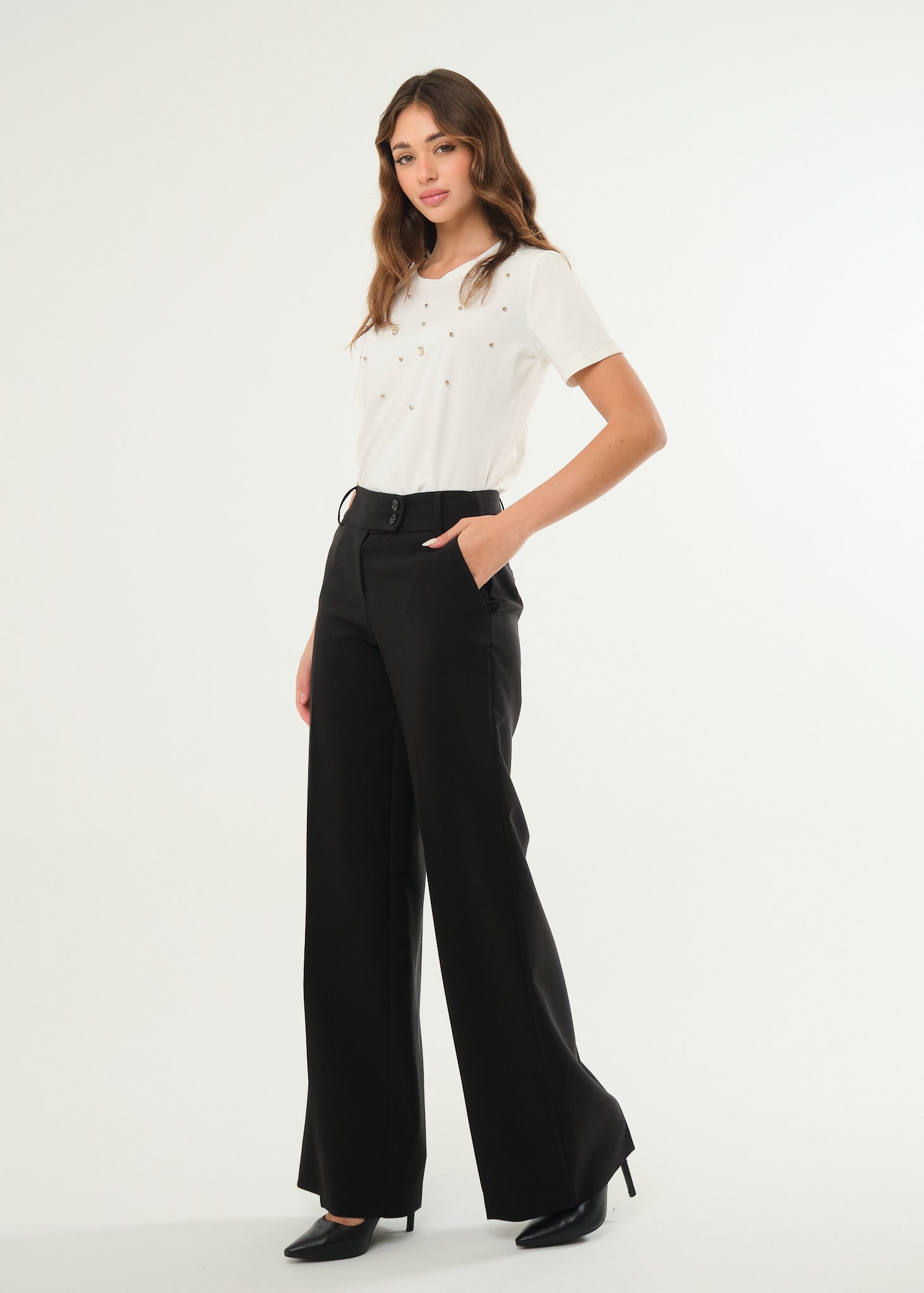 Pantalone palazzo da completo