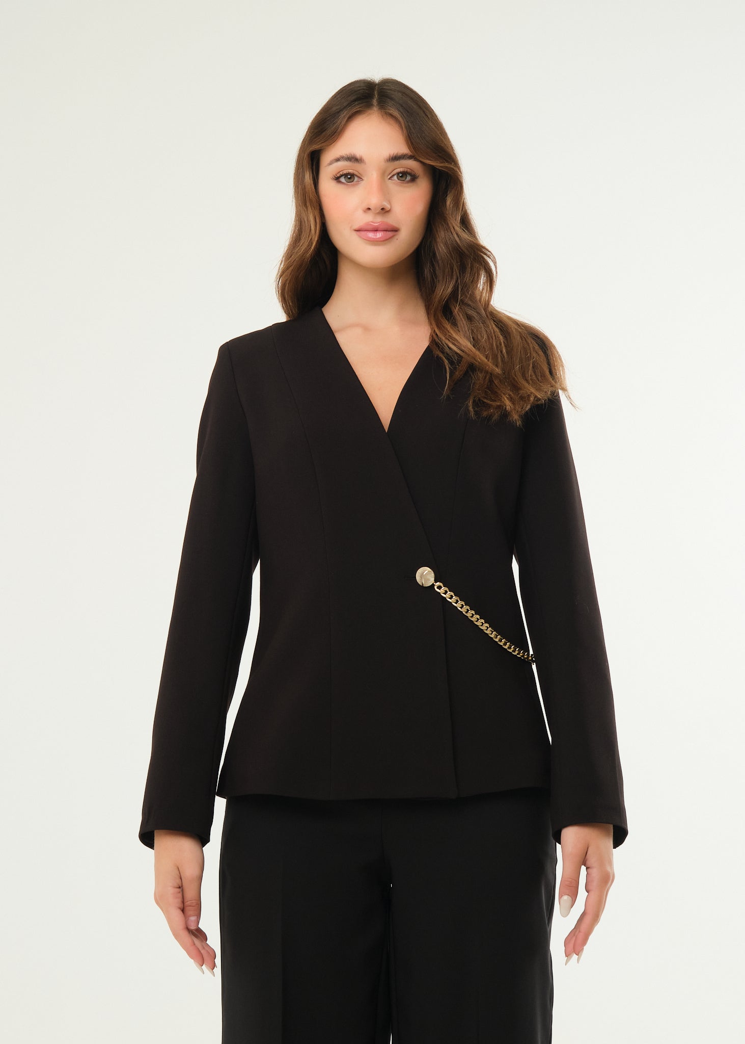 Giacca con chiusura laterale