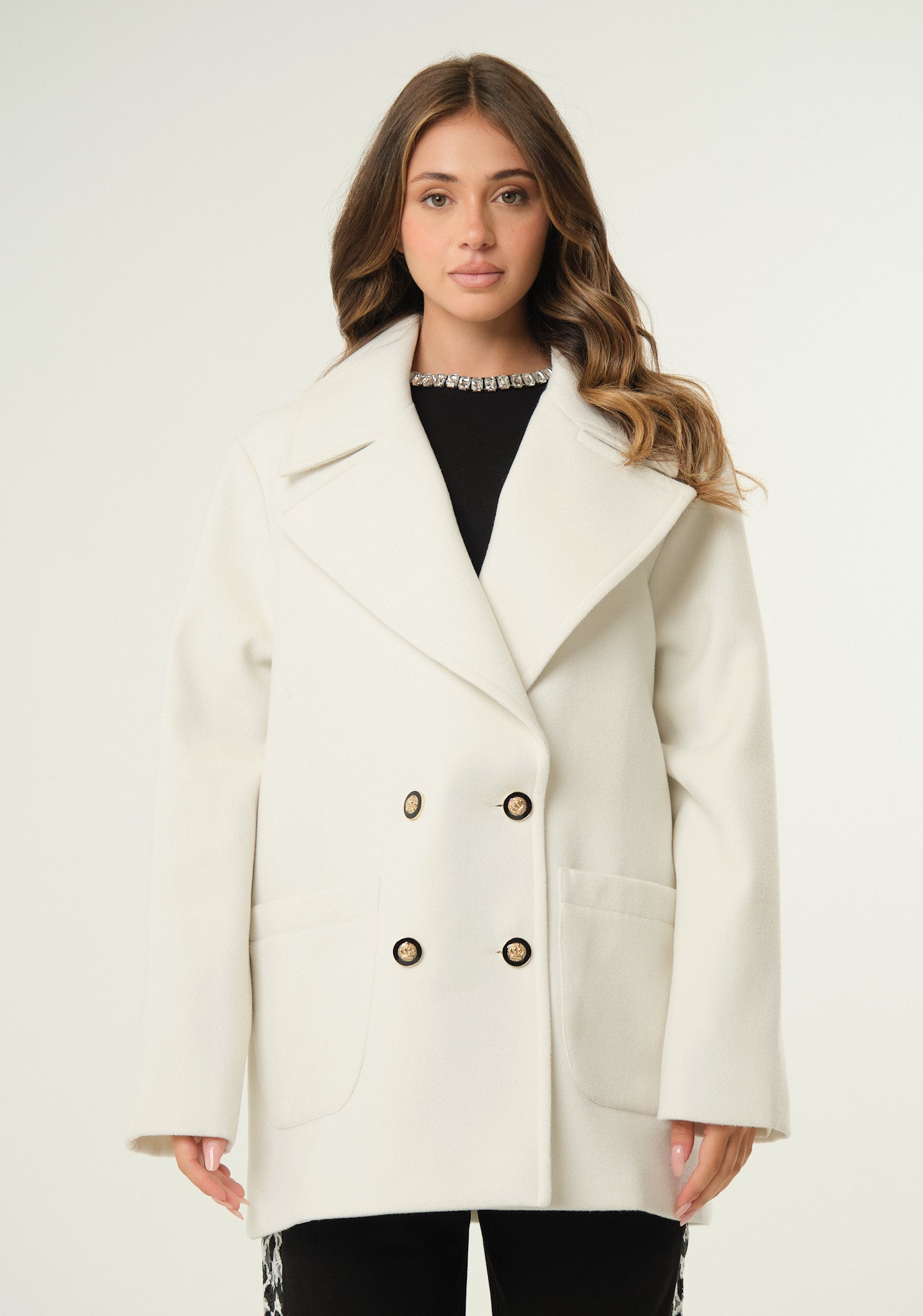 Cappotto doppiopetto corto
