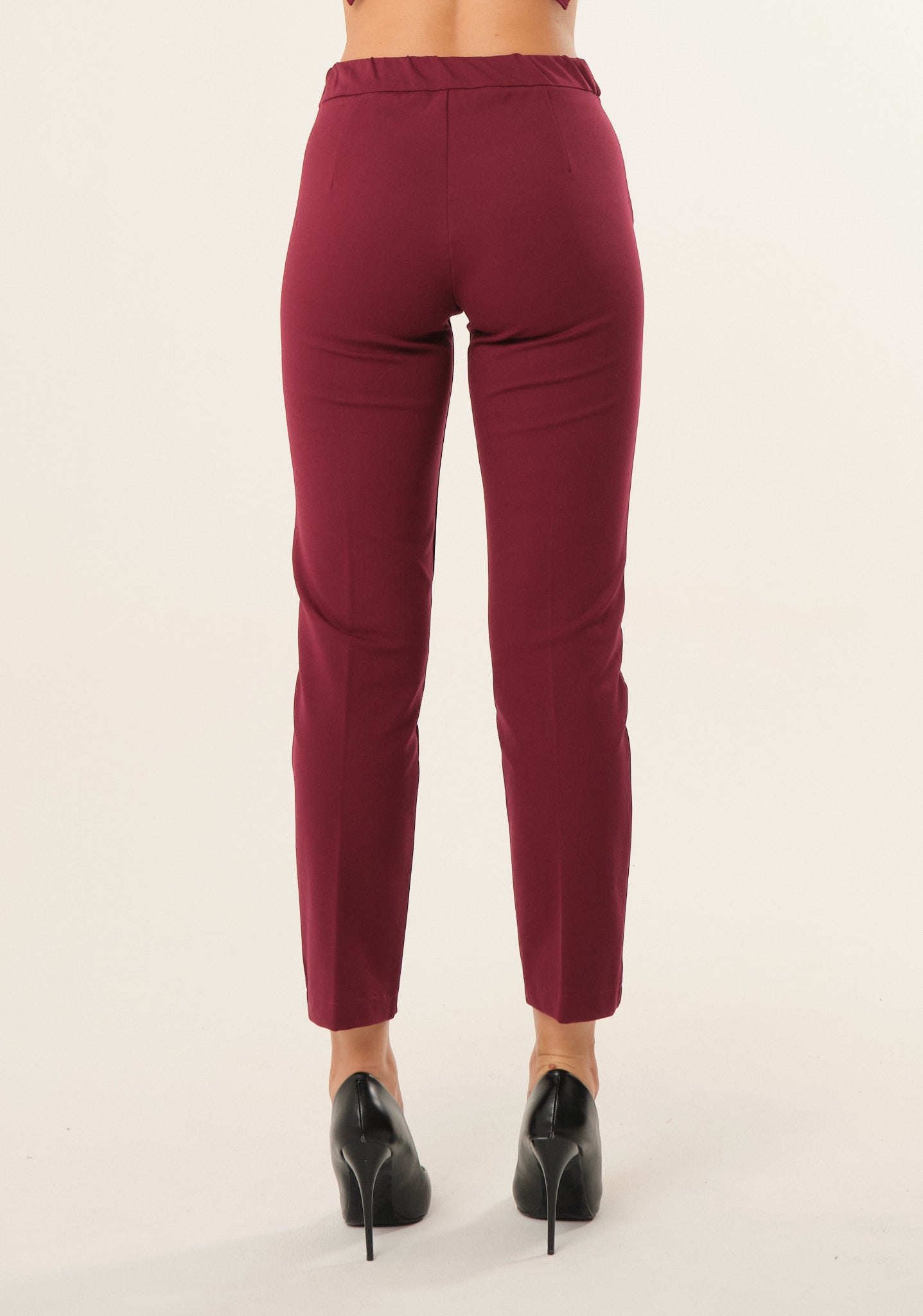 Pantaloni sigaretta in punto milano