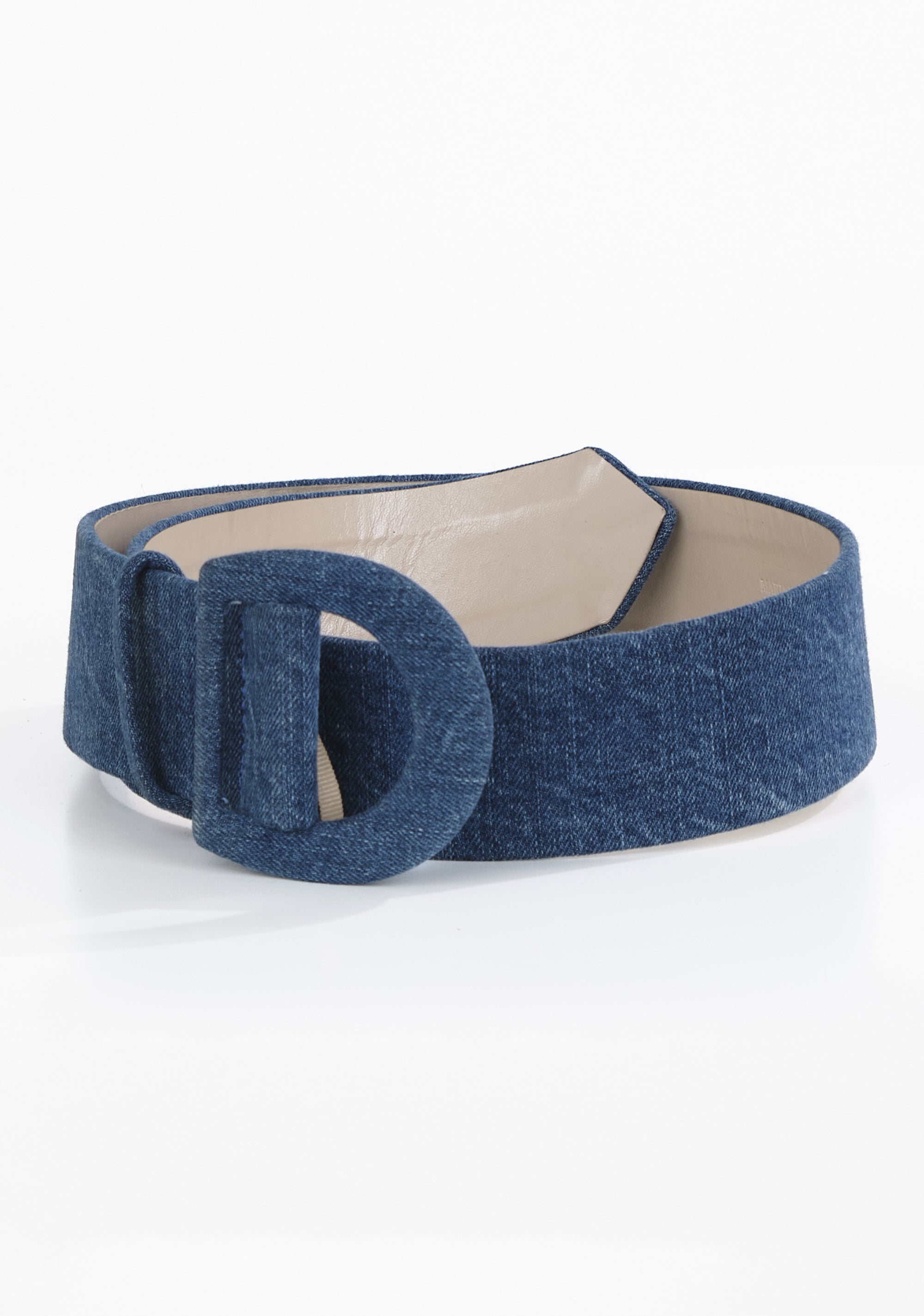 Cintura in tessuto denim