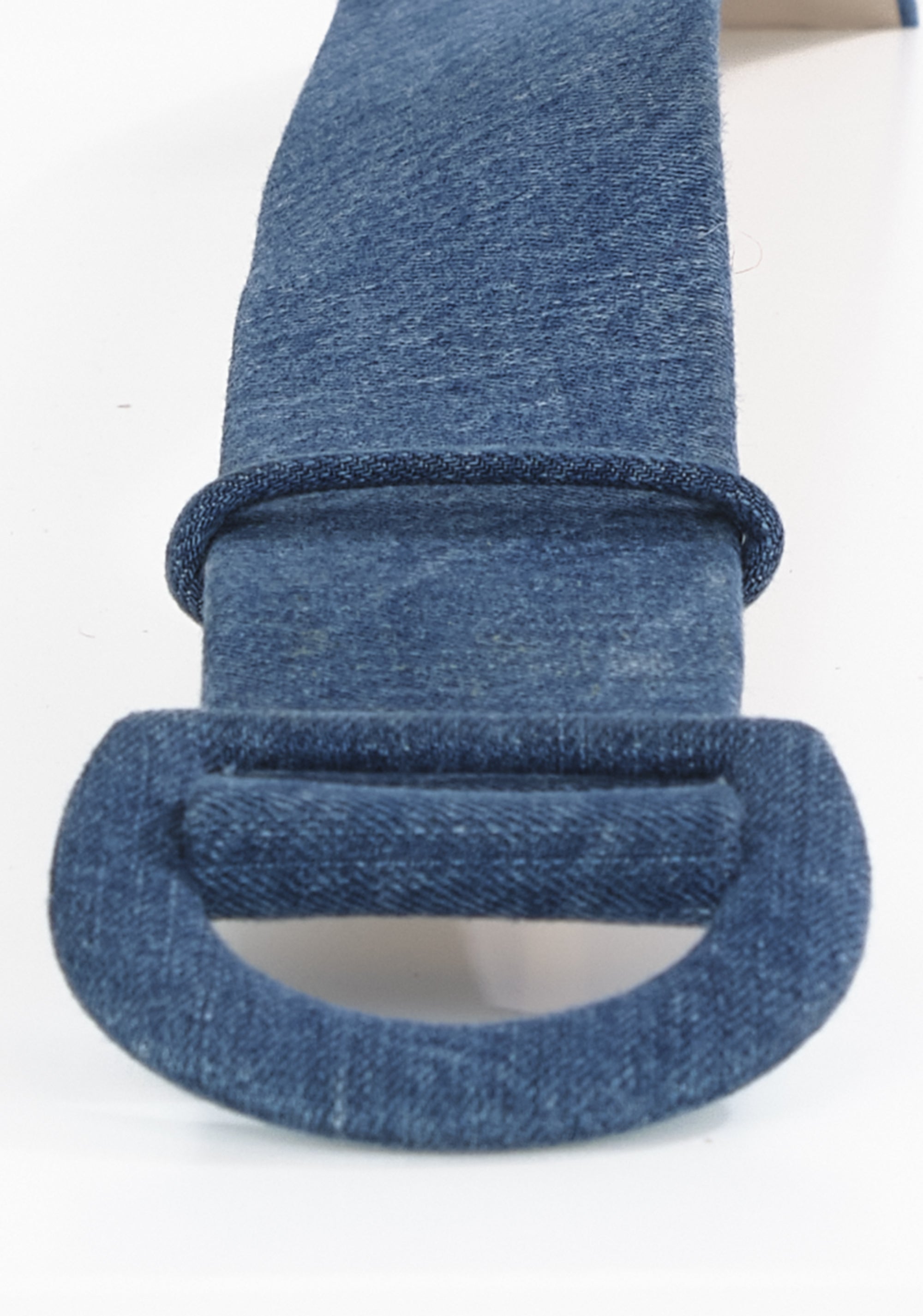 Cintura in tessuto denim