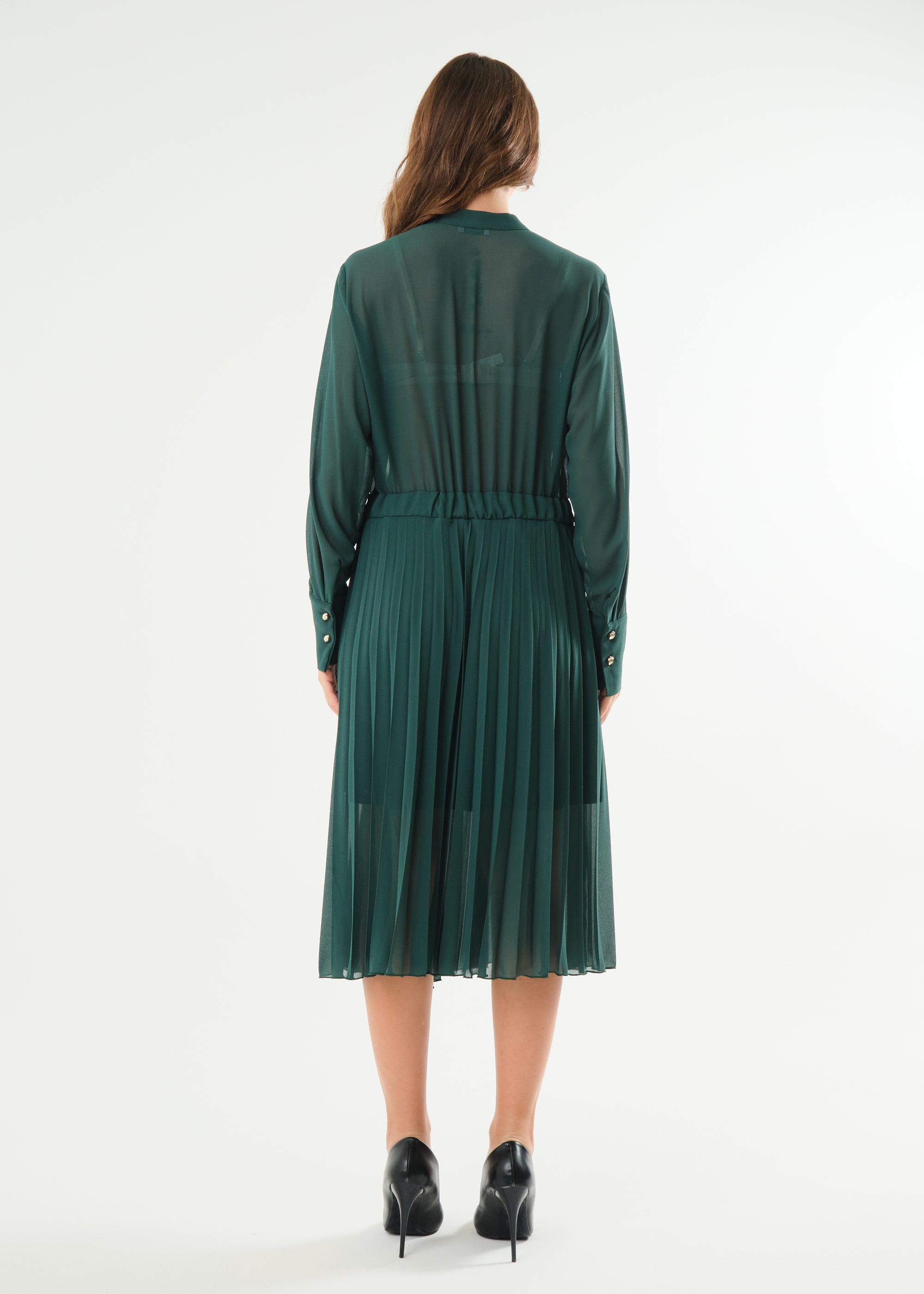 Abito midi in georgette