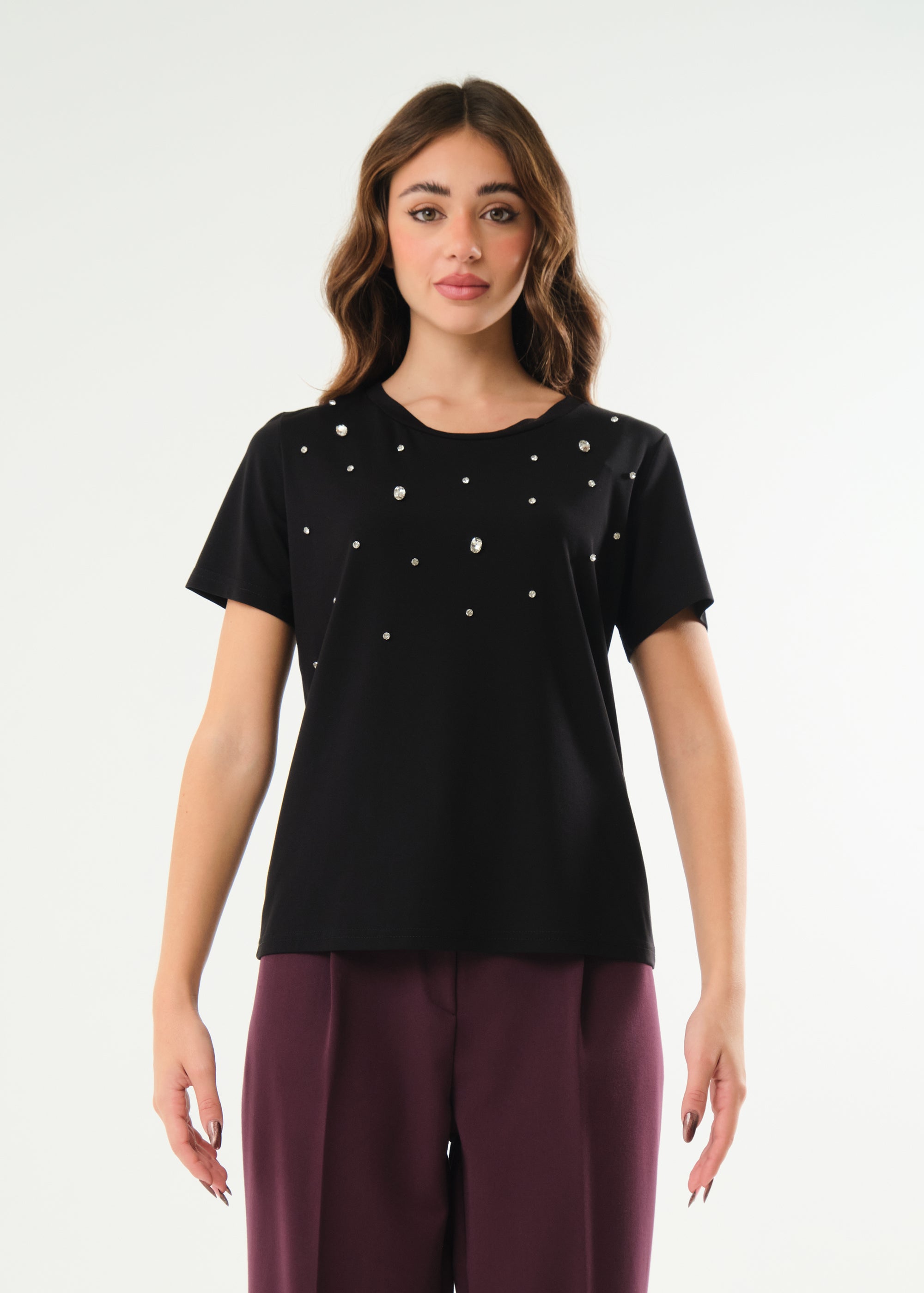 T-shirt con applicazioni