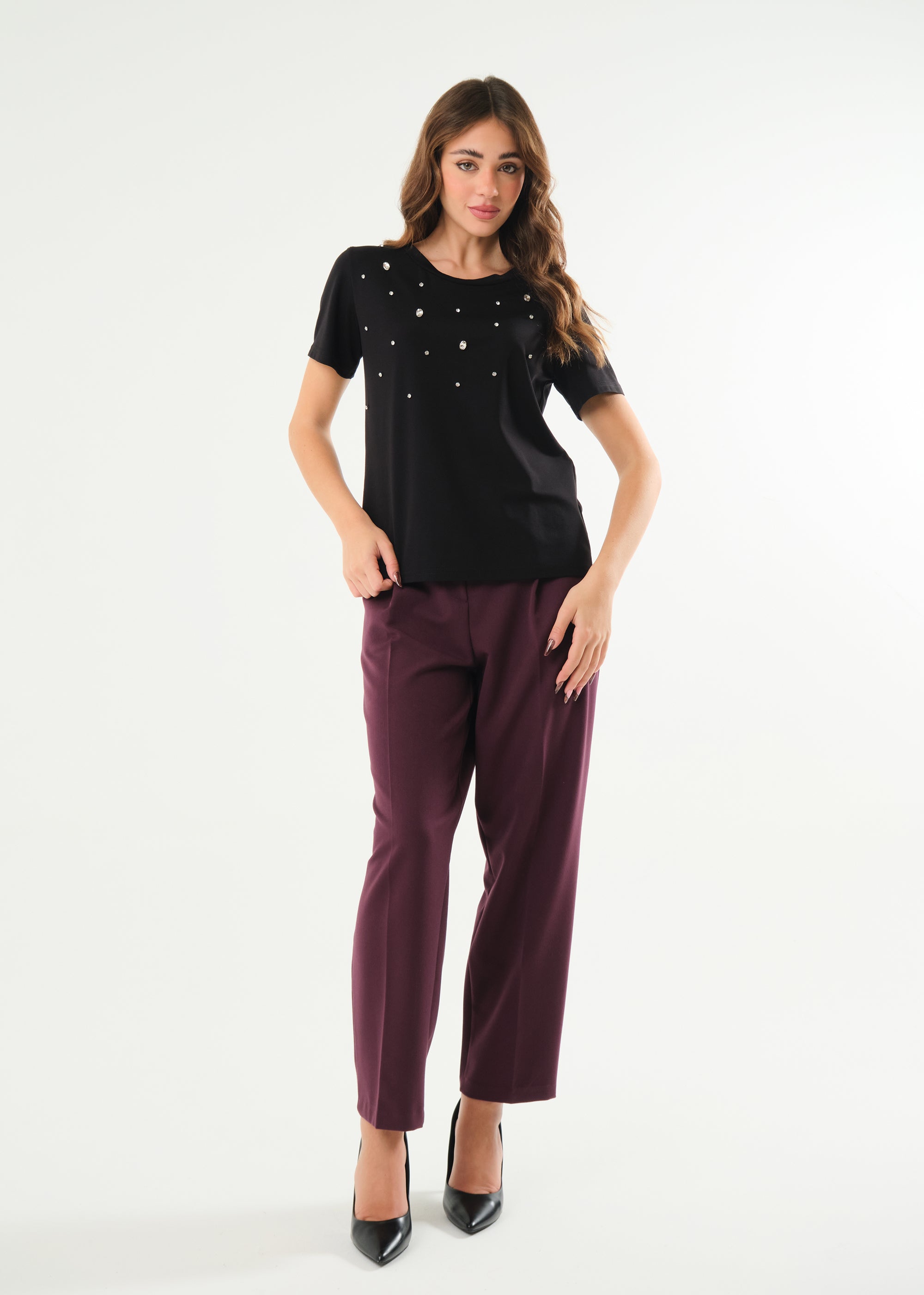 T-shirt con applicazioni