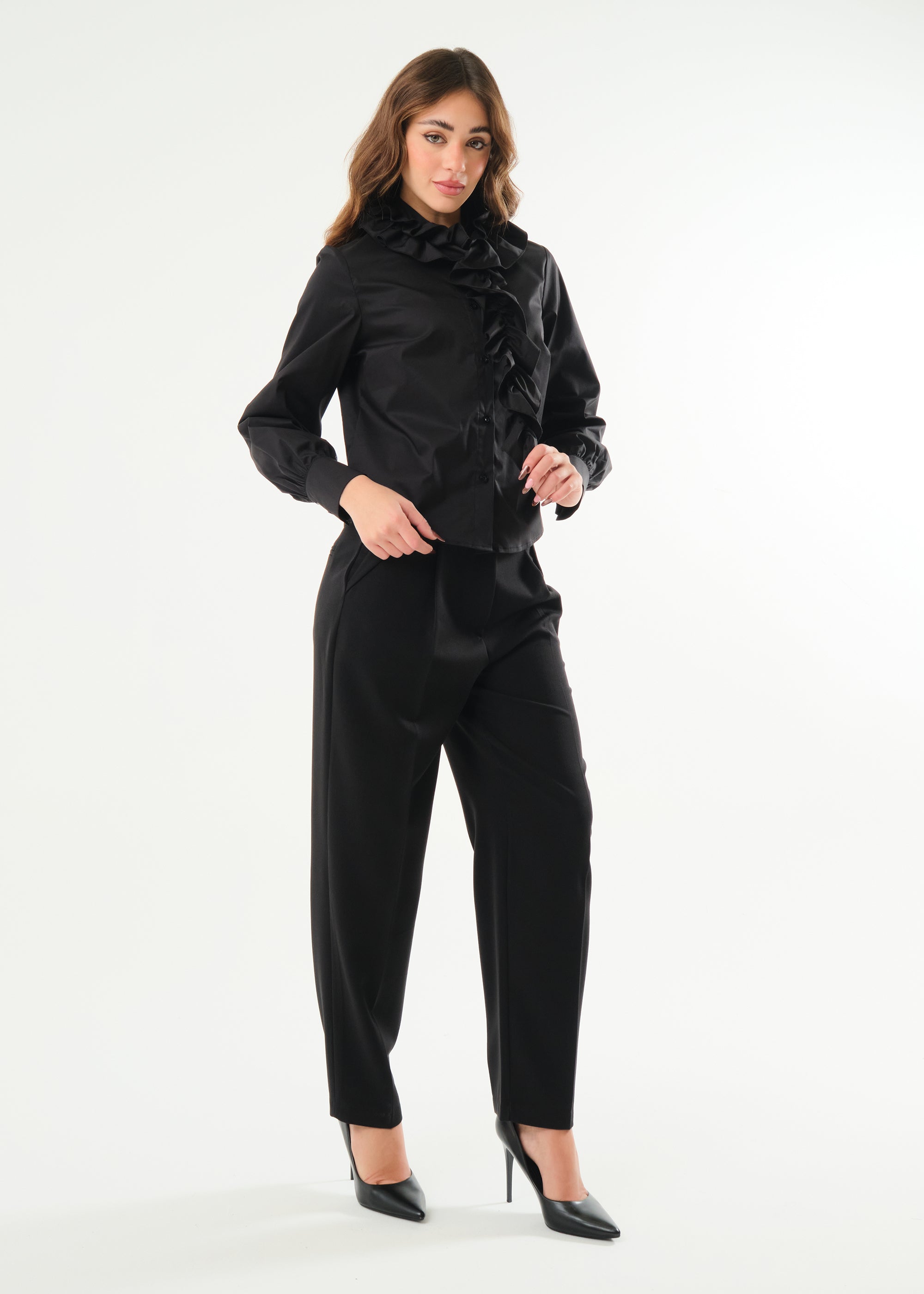 Pantalone da completo a gamba morbida