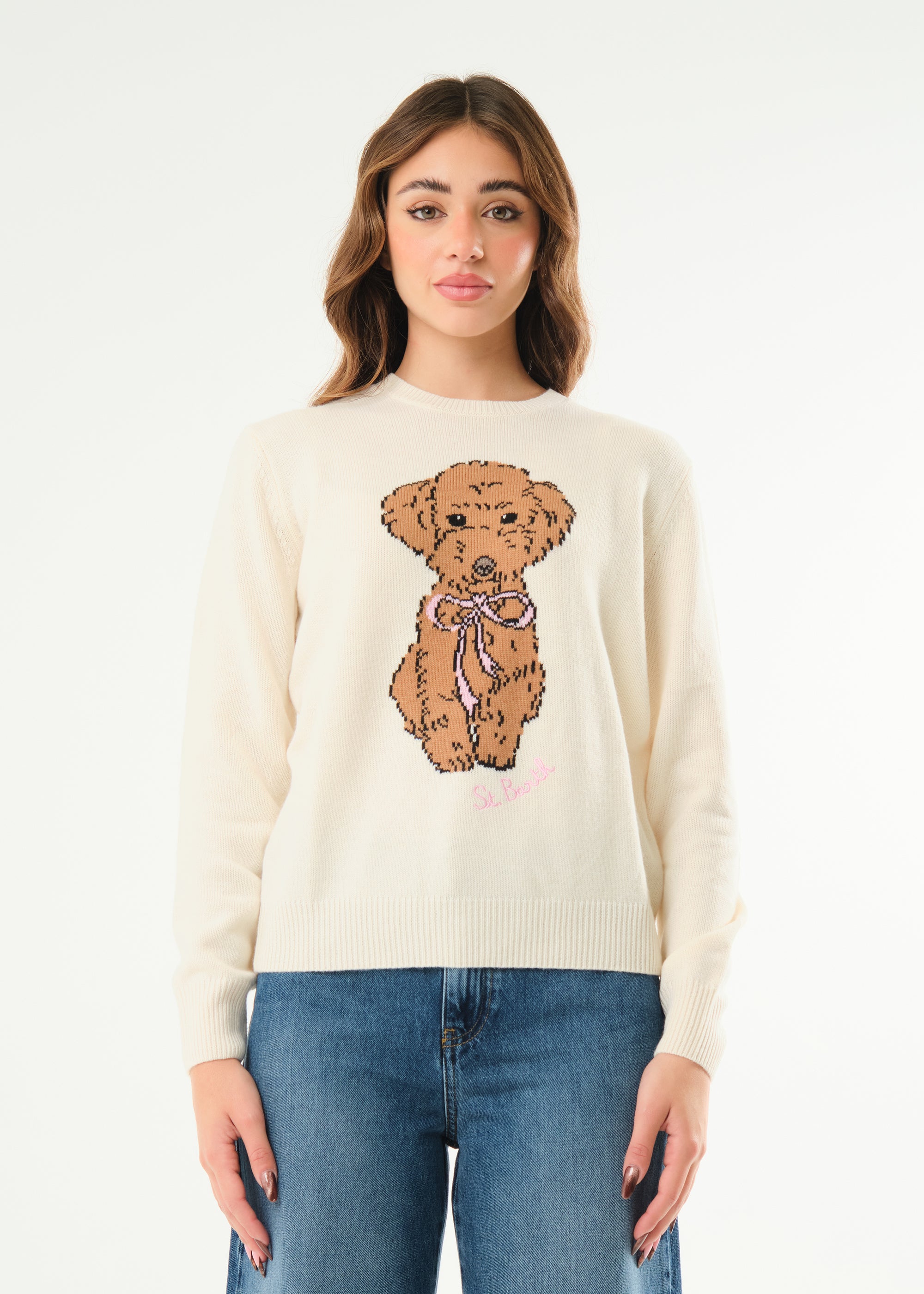 Pullover New Queen Poodle Bow