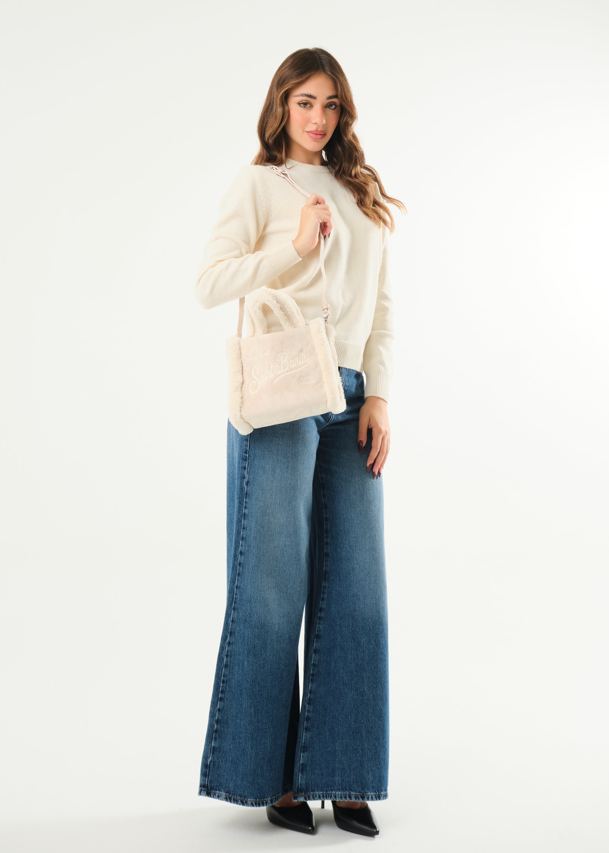 Borsa Vanity Mini Shearling